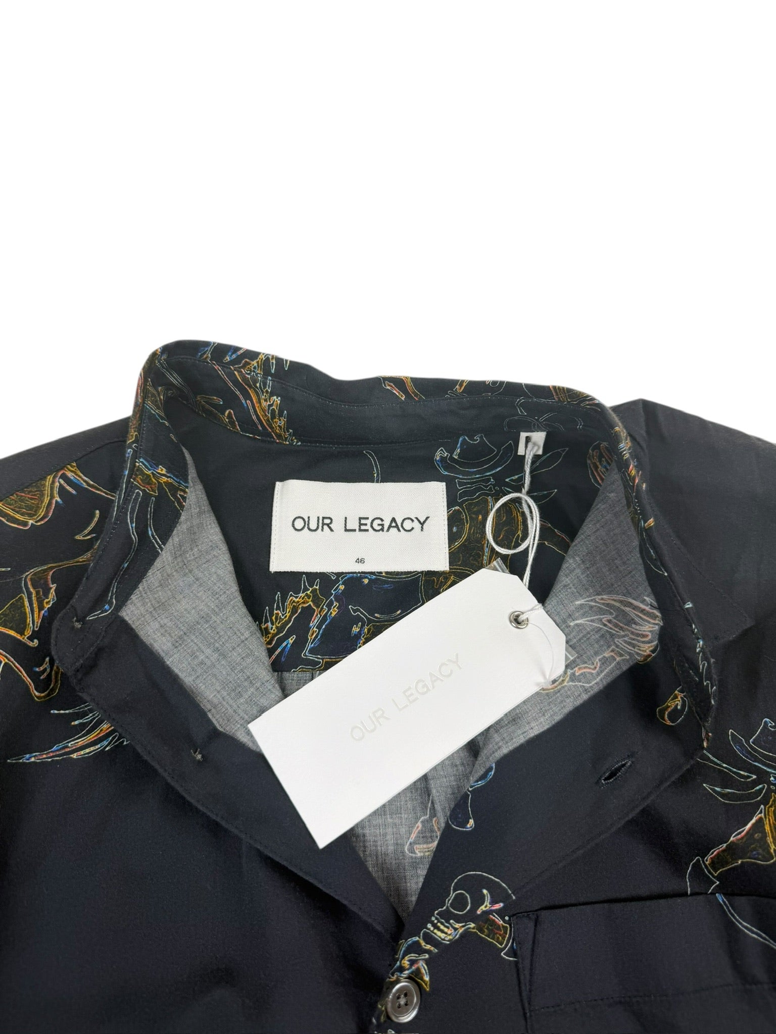 Our Legacy Initial Rodeo Black Print Shirt