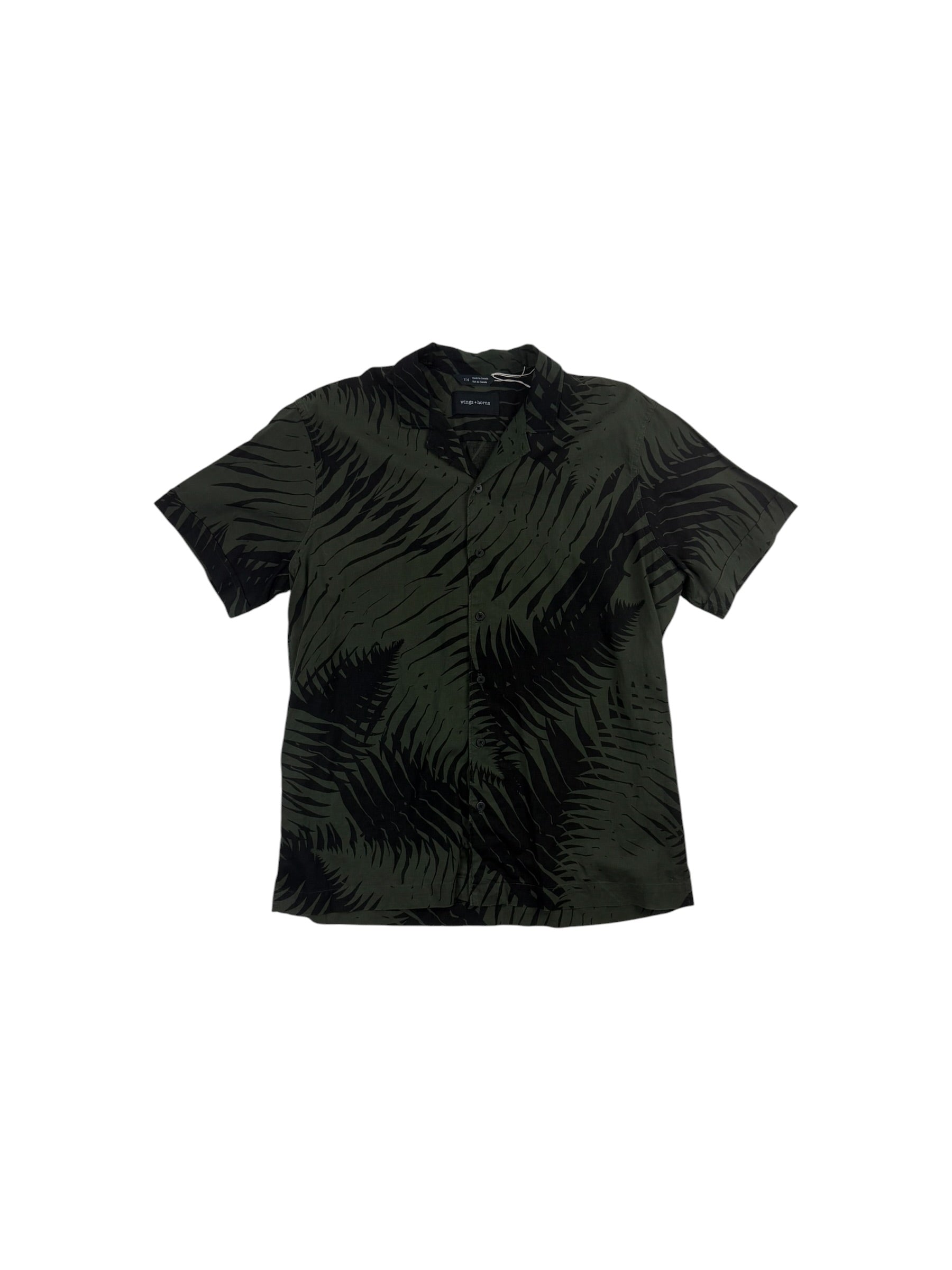 Wings + Horns Linen Jungle Deck Shirt
