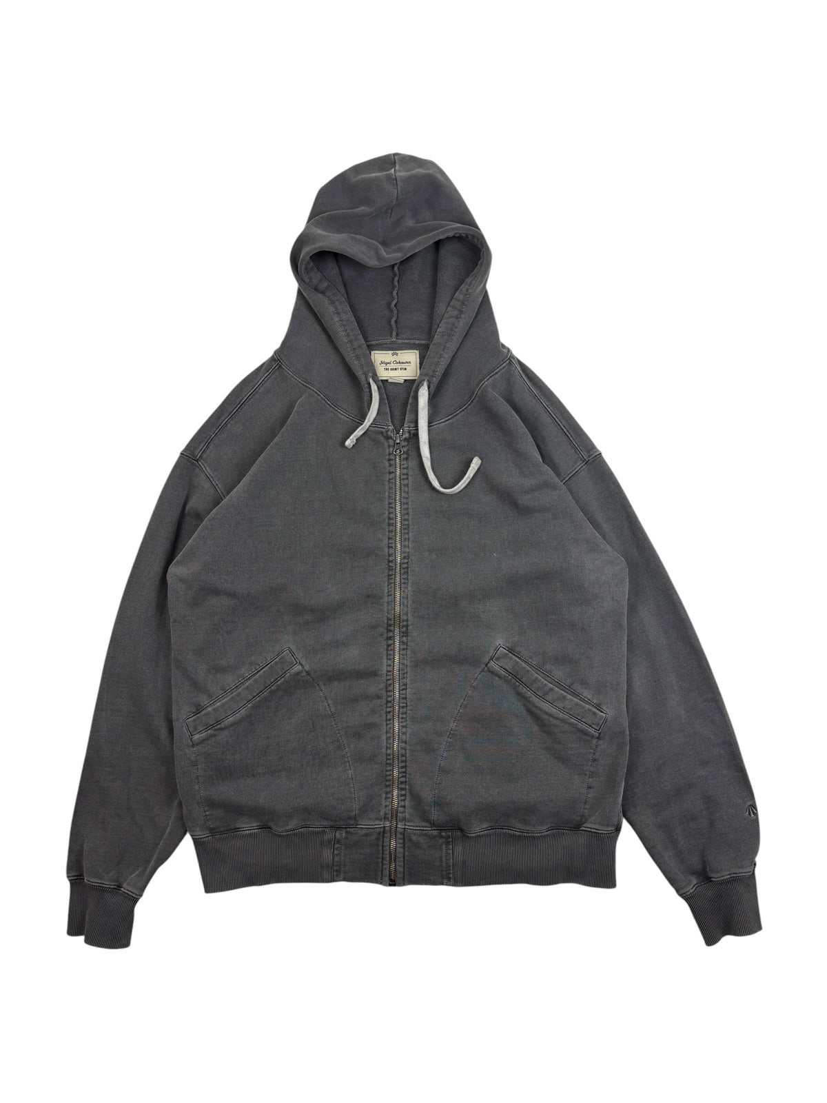 Nigel Cabourn Army Gym Zip Up Hoodie