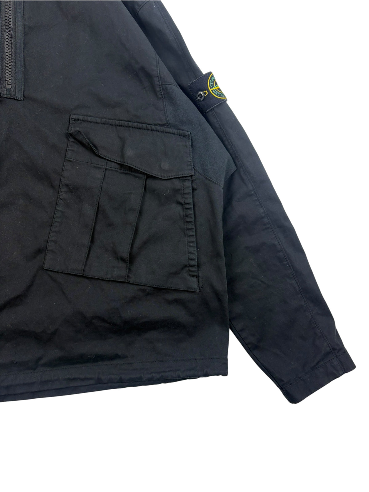 Stone Island Quarter Zip Hooded Smock