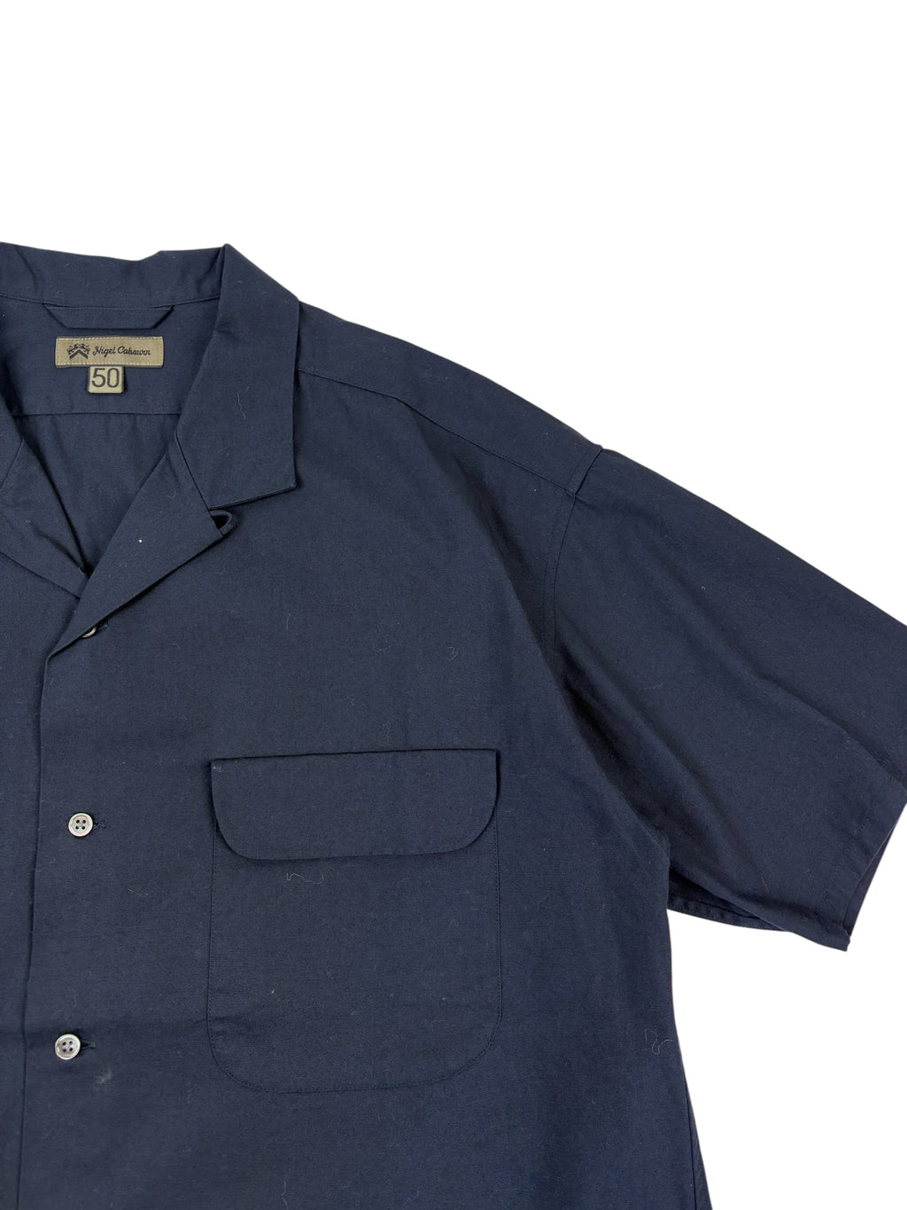 Nigel Cabourn Mainline Open Collar Shirt