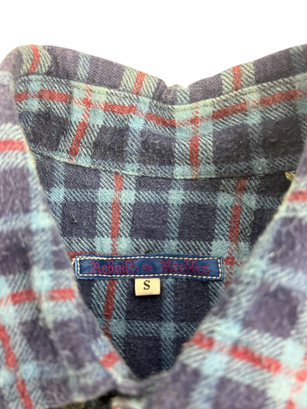 Needles Rebuild 7 Cuts Flannel Shirt