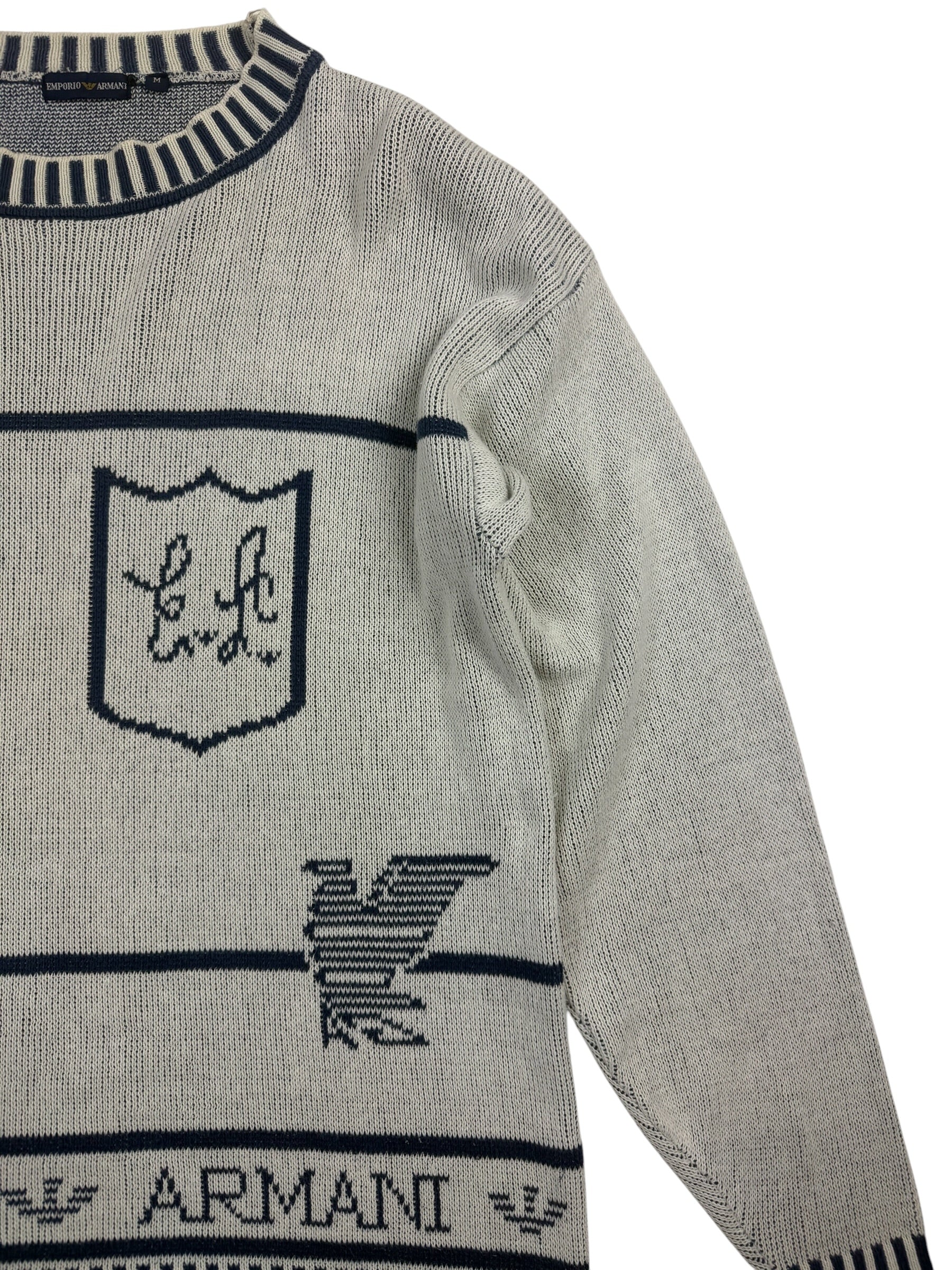 Emporio Armani 1980s Knit Sweatshirt