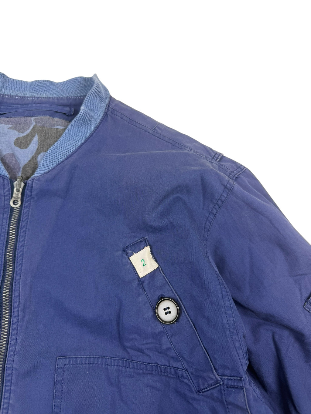 Nigel Cabourn 1980s Reversible Camo Bomber Jacket