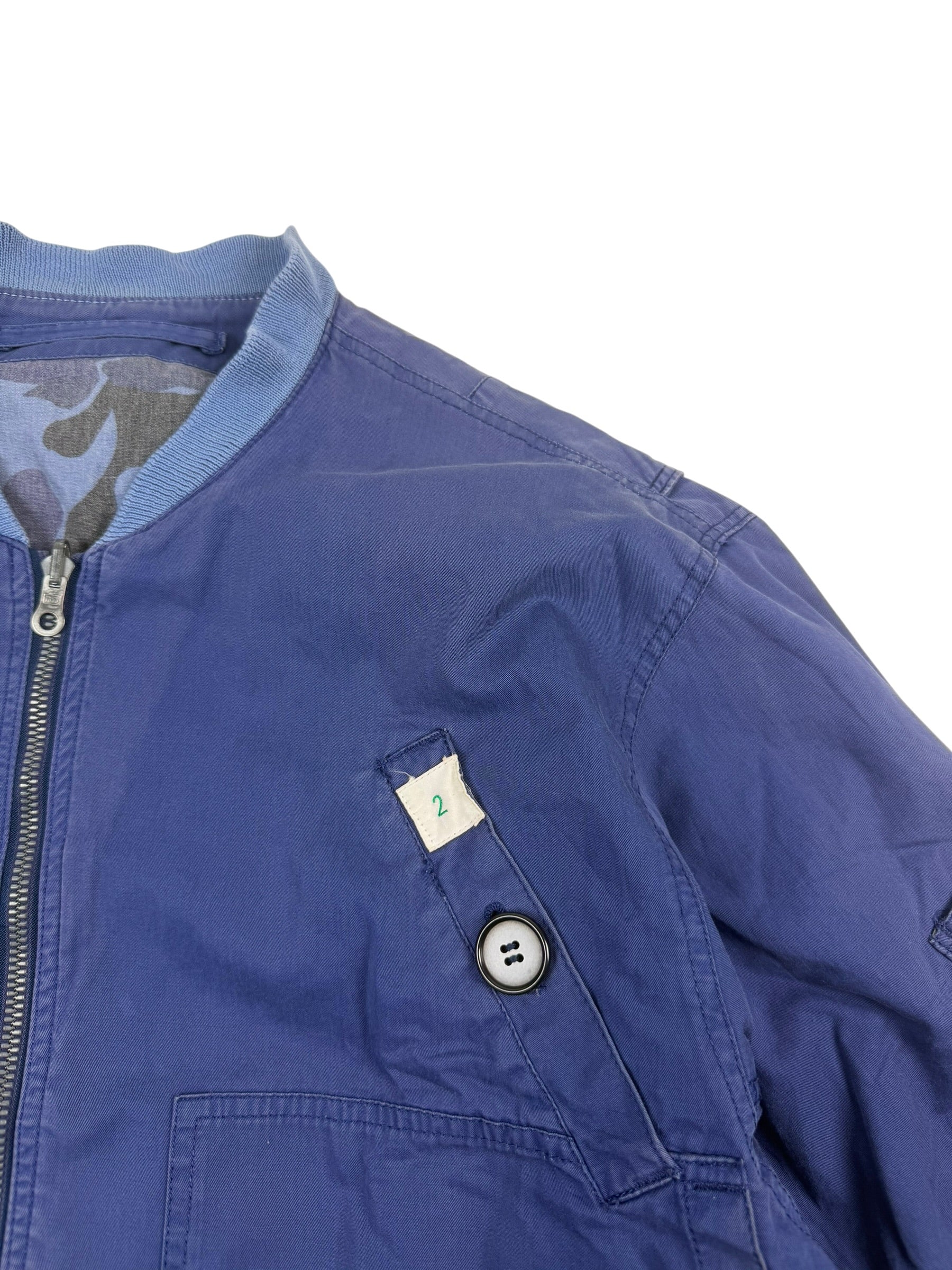 Nigel Cabourn 1980s Reversible Camo Bomber Jacket