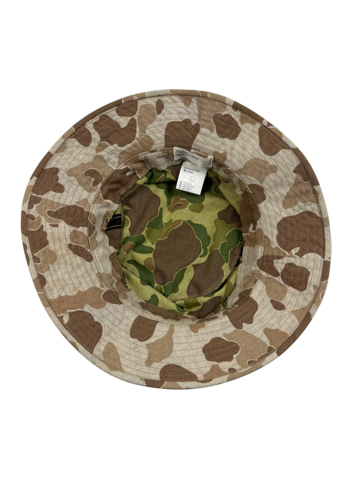 Universal Works Frogskin Camo Bucket Hat