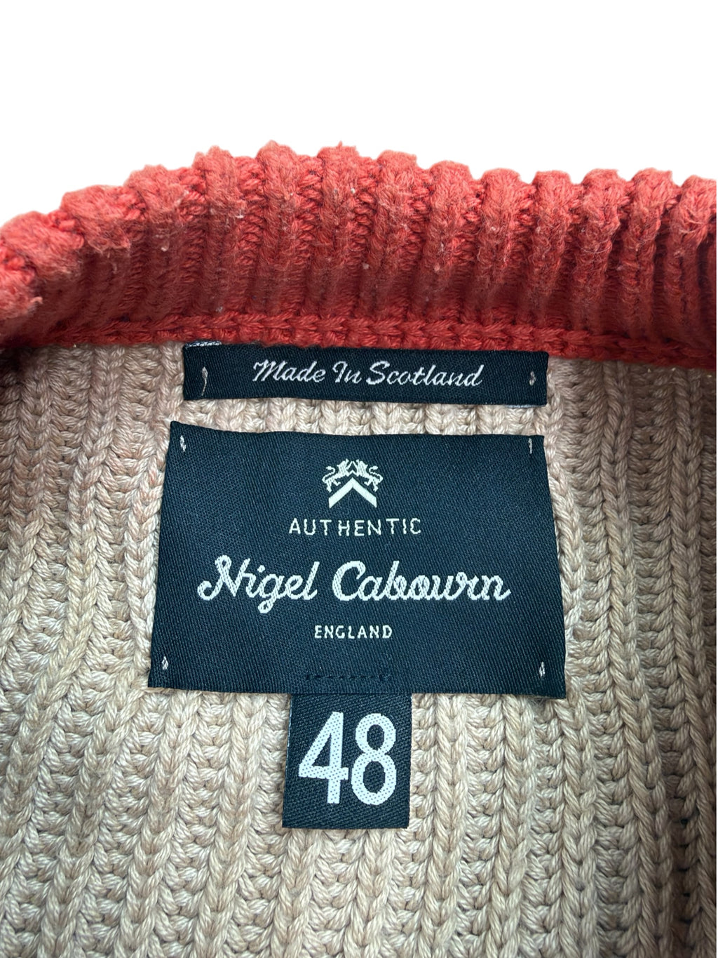 Nigel Cabourn Authentic 5-Gauge Broad Arrow Knit