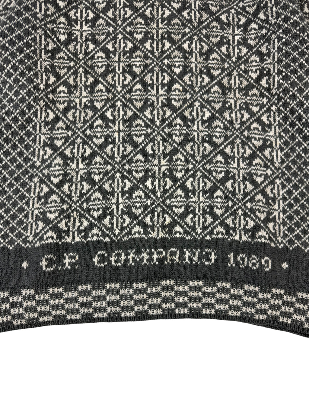 C.P. Company 1989 Jacquard Wool Knit Sweater
