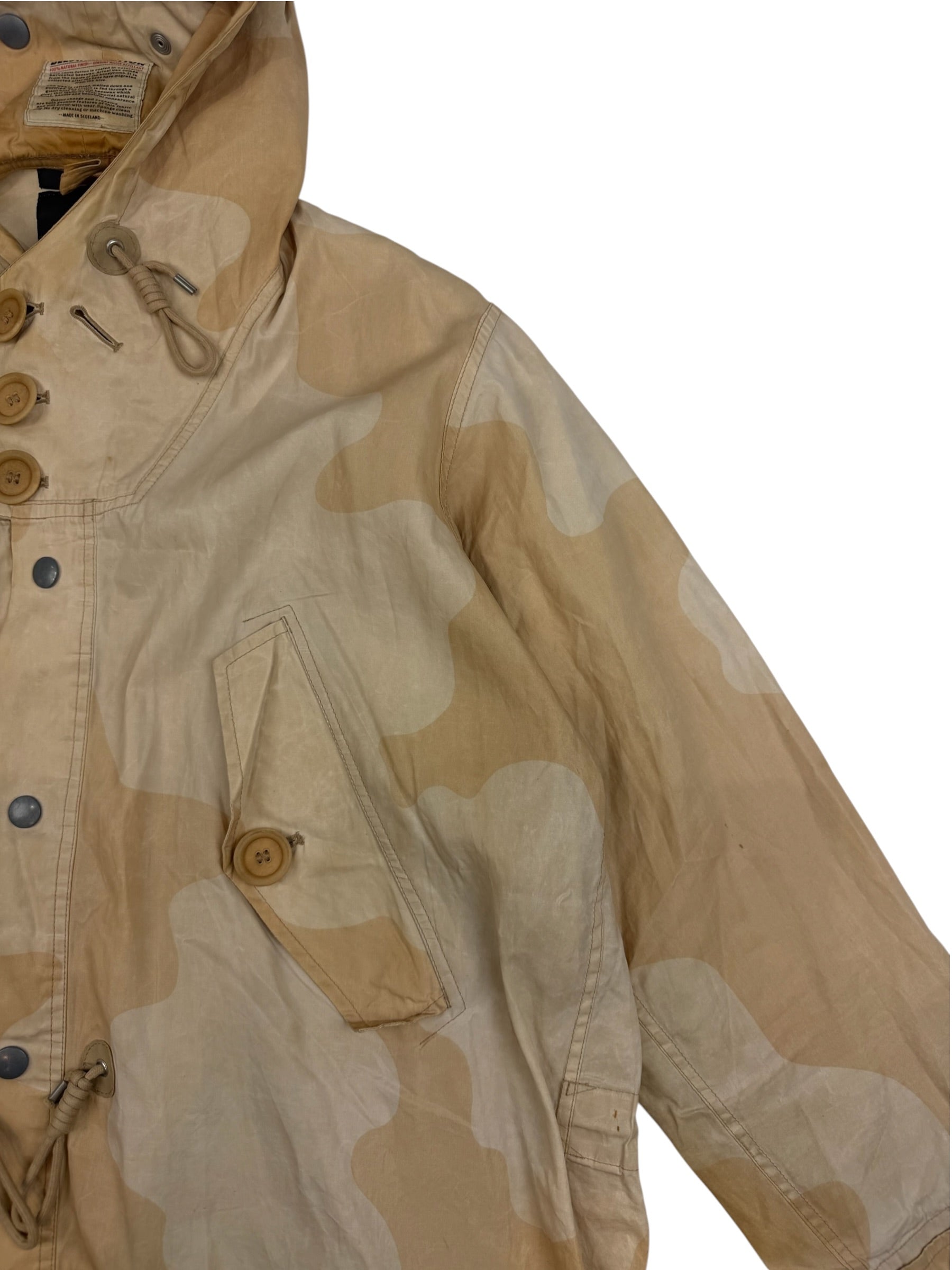 Nigel Cabourn Authentic Cloud Camo Naval Parka