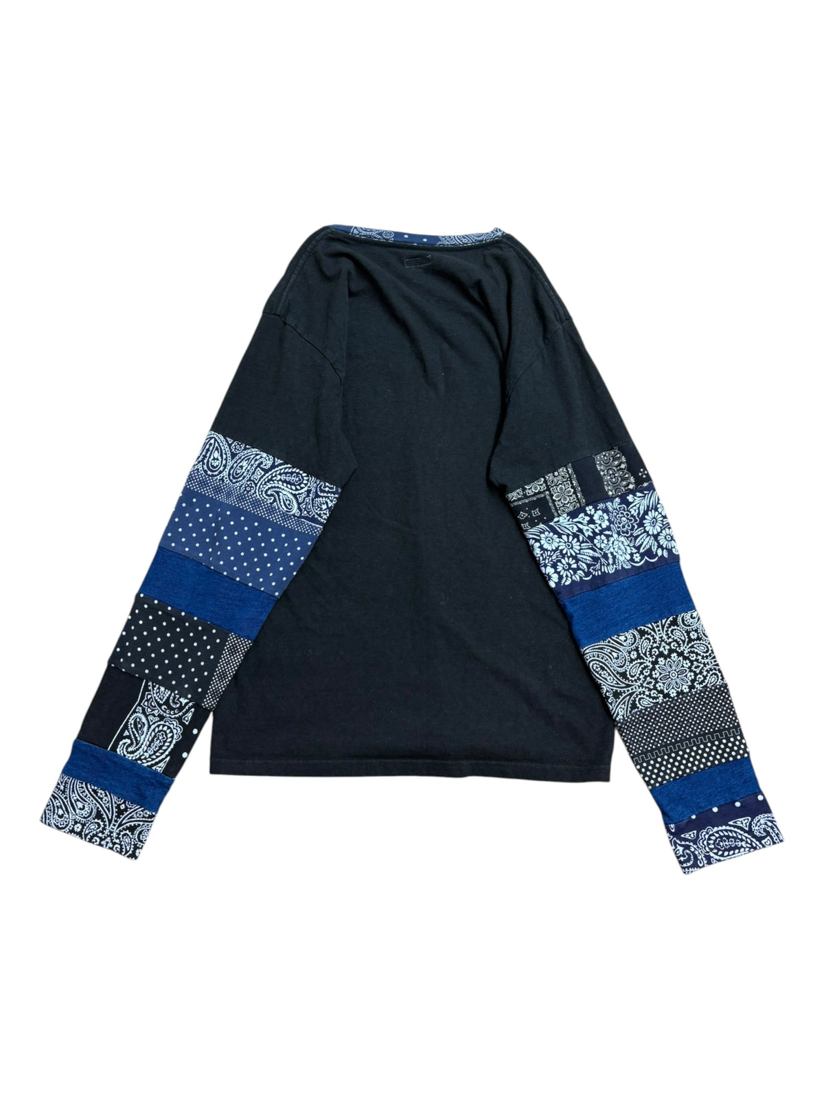 Kapital Bandana Patchwork Sleeve Long-Sleeve Jersey