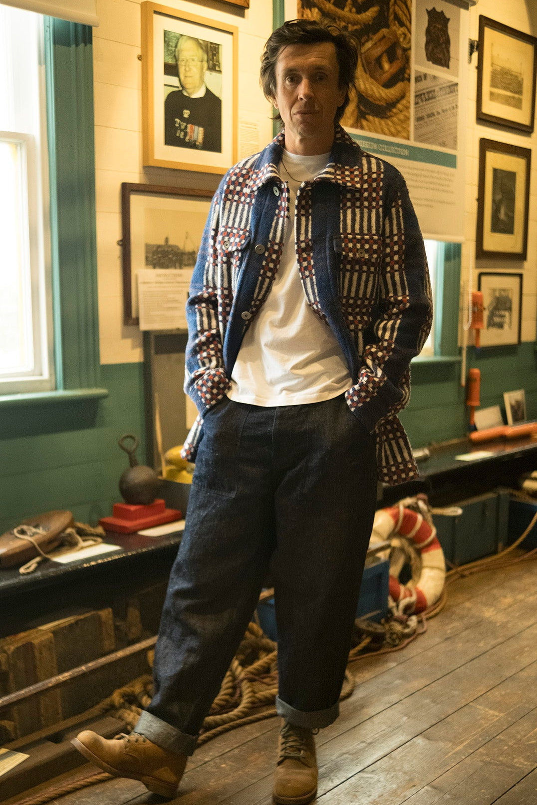 Nigel Cabourn Authentic Wool Blanket Jacket