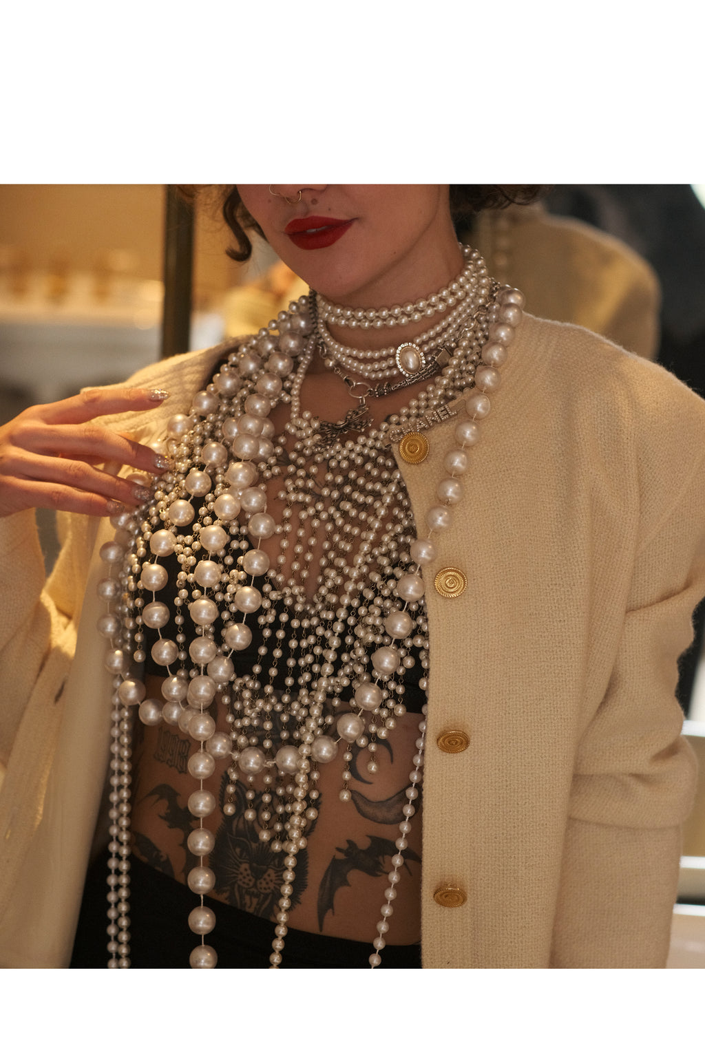 Chanel Boutique Spring / 1993 Tweed Boucle Jacket