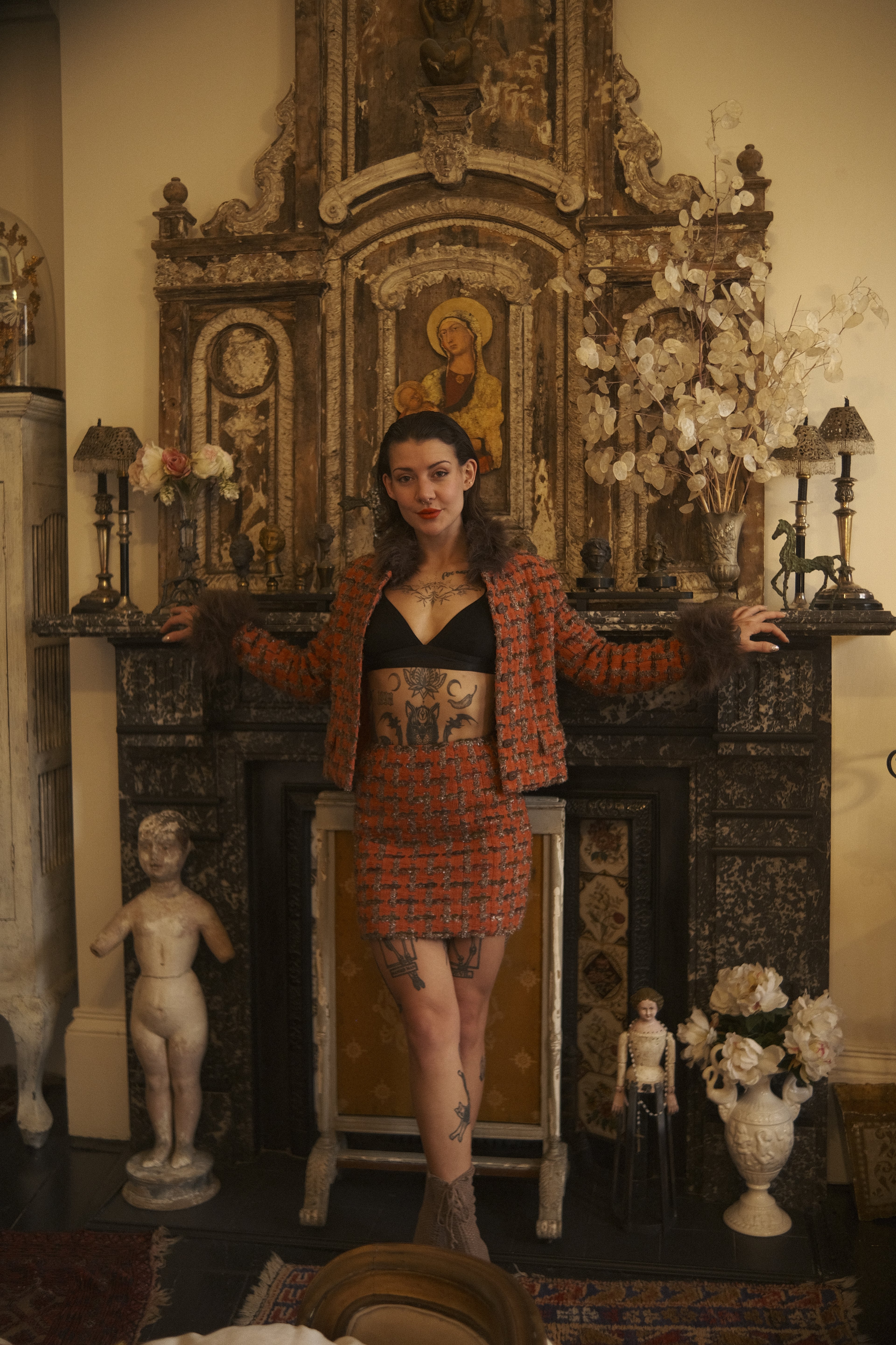 Chanel FW / 1994 Tweed Skirt Suit