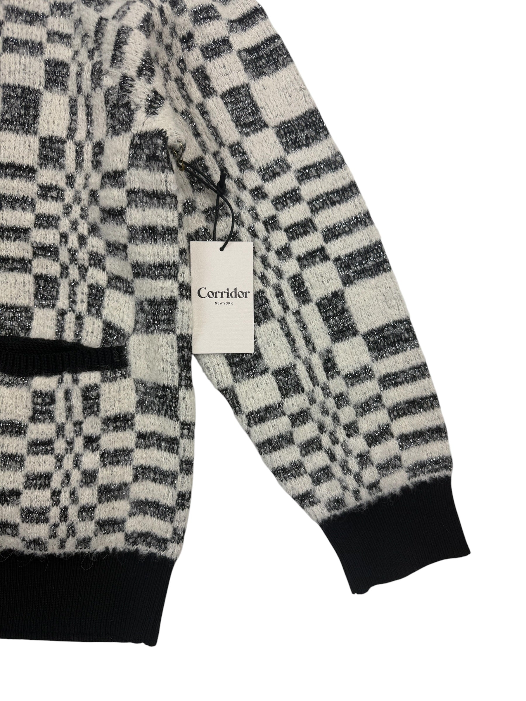 Corridor New York Optic Alpaca Cardigan