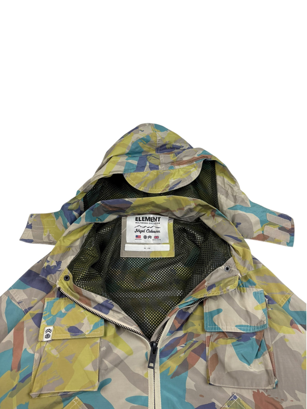 Nigel Cabourn x Element Abstract Camo Alder Hunting Parka