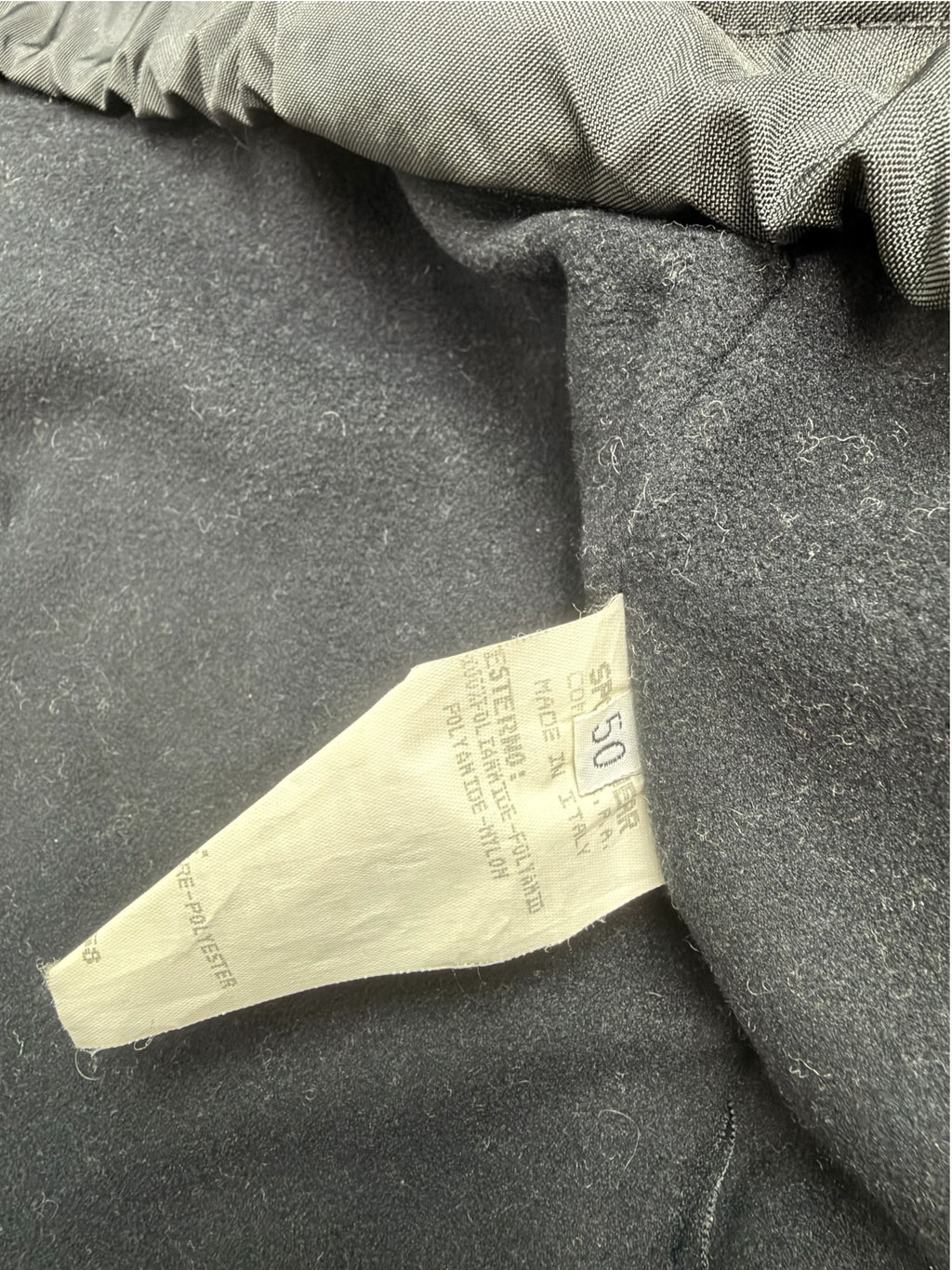 Emporio Armani 80s Wool Polo Jersey