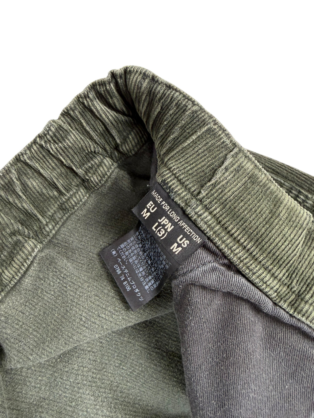 OrSlow Corduroy New Yorker Pants