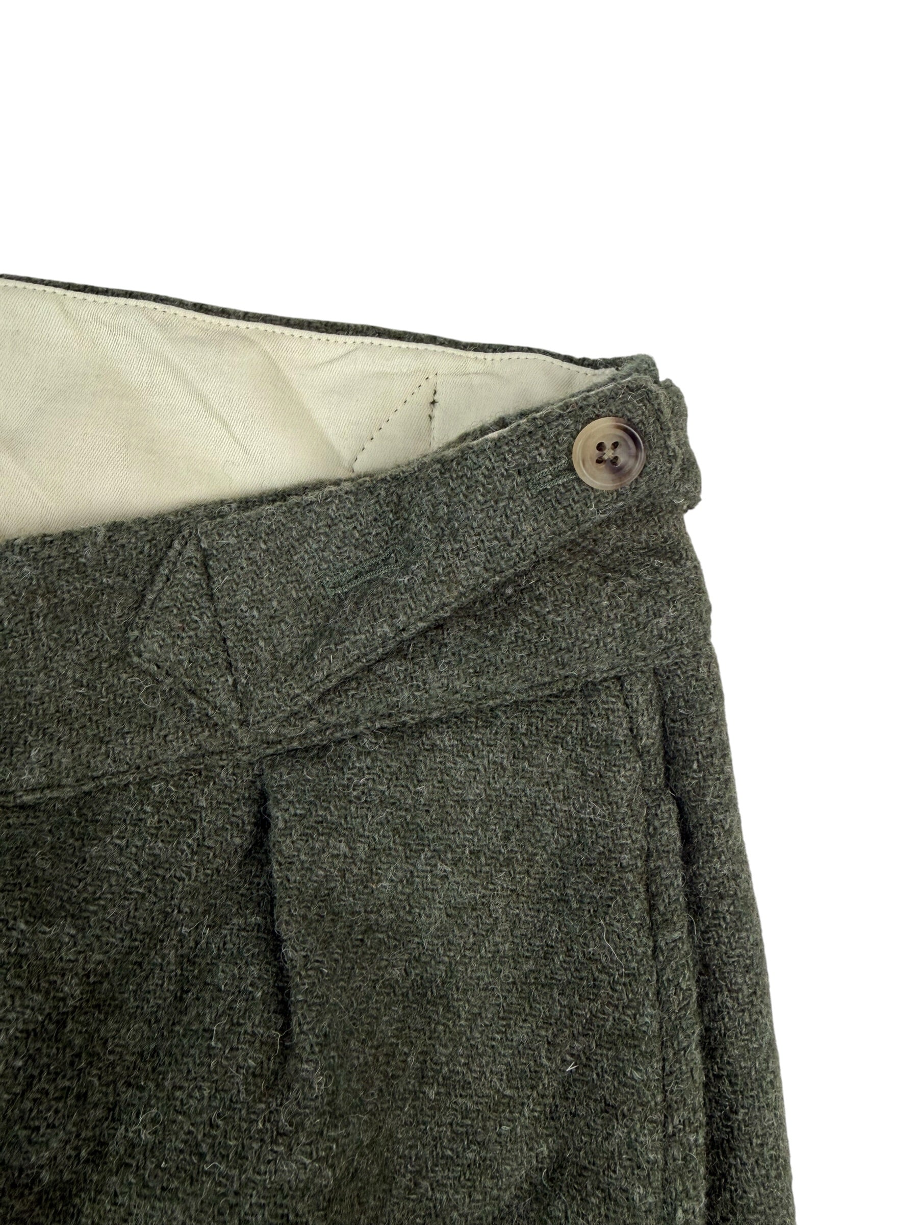 Nigel Cabourn Authentic Harris Tweed Wool Trousers
