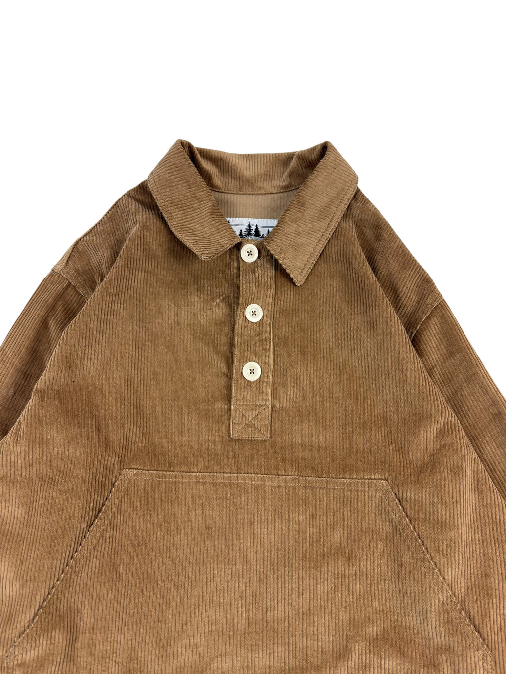 Cafe Mountain Corduroy Leisure Popover Shirt