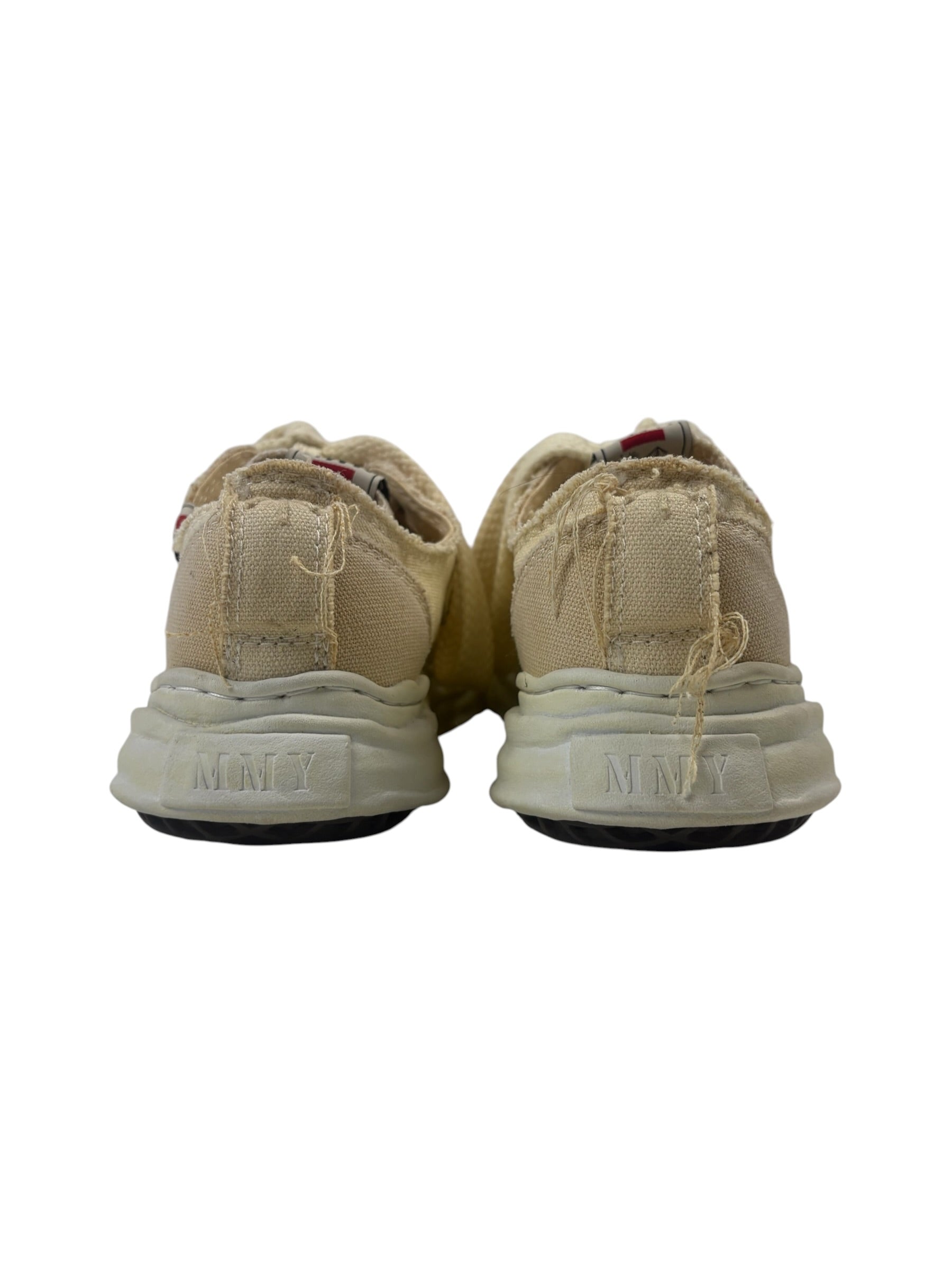 Maison Mihara Yasuhiro x Nigel Cabourn Beige Low Cut Over dyed Sneakers