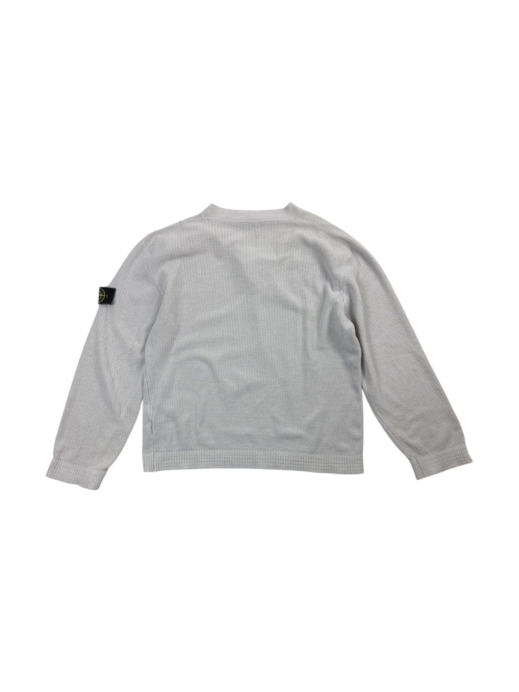Stone Island AW99 Chenille Knit V-Neck Sweater