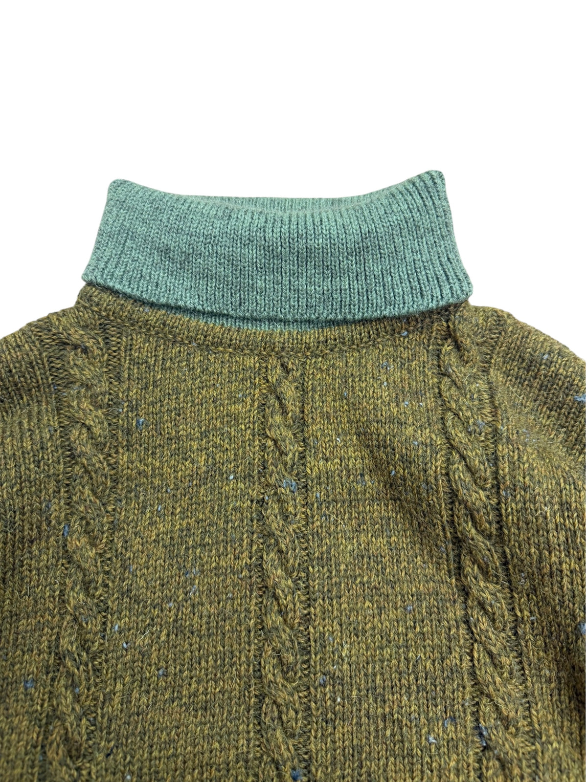 Nigel Cabourn Authentic Wool Roll Neck Knit