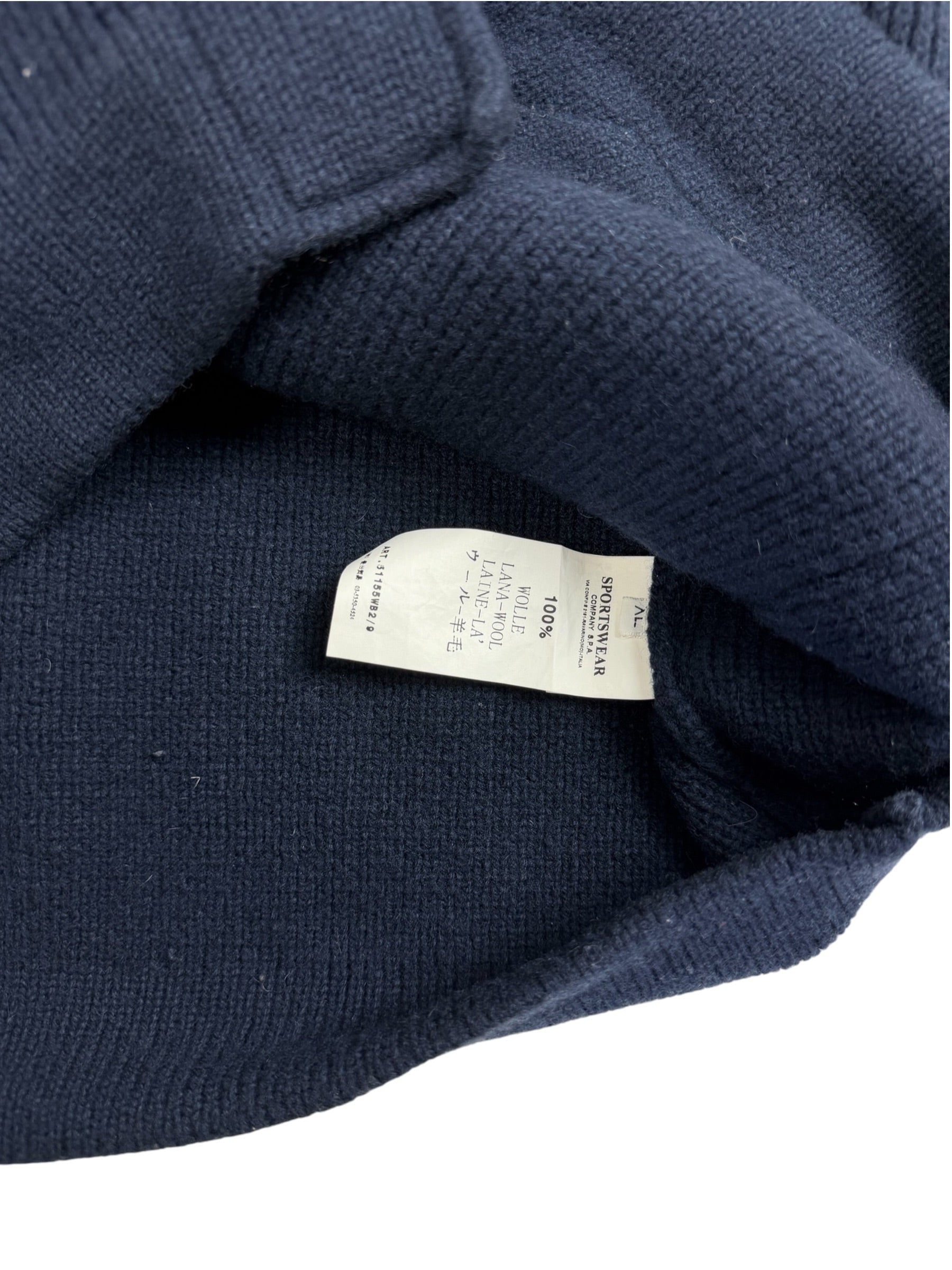 Stone Island Multi-Pocket Wool Knit Field Jacket