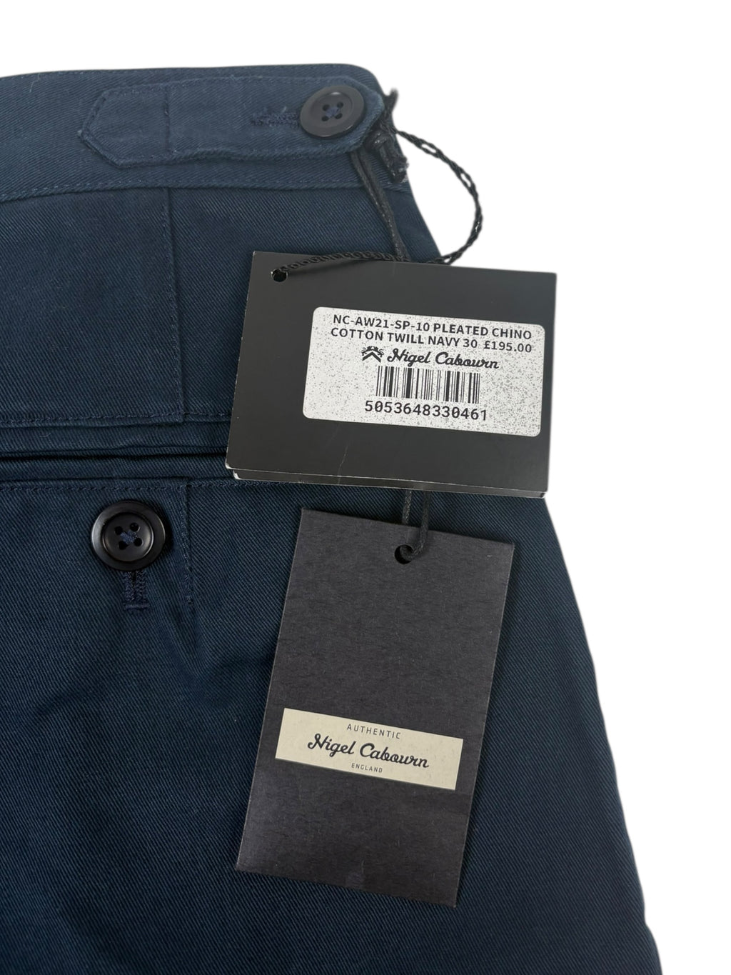 Nigel Cabourn Pleated Chino Pant