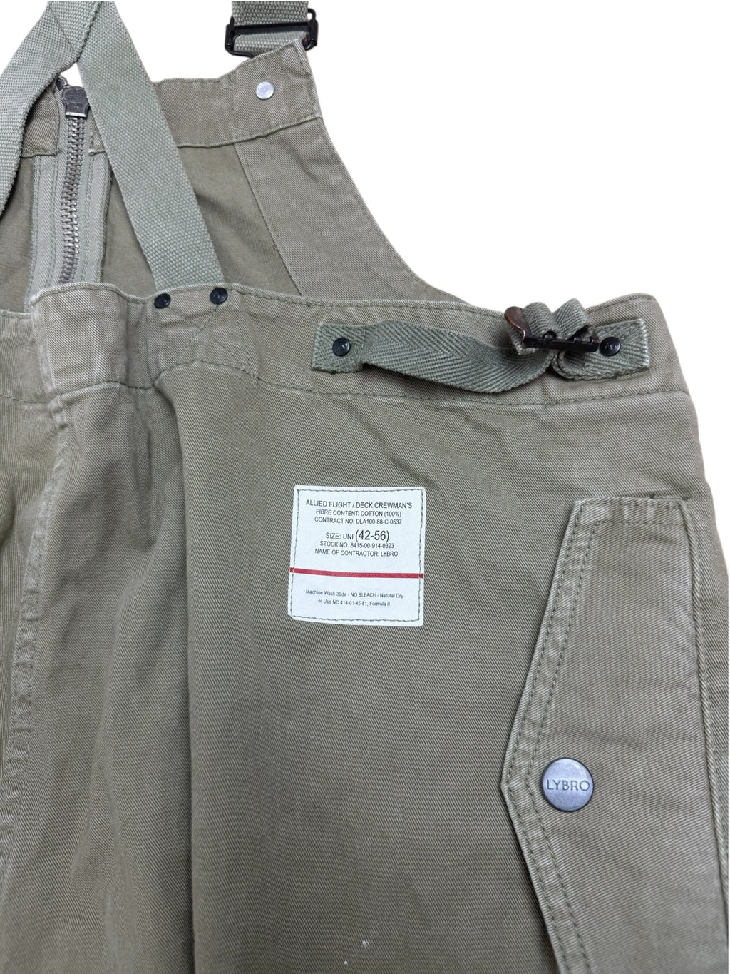 Nigel Cabourn Lybro Deck Crewman Wader Dungarees