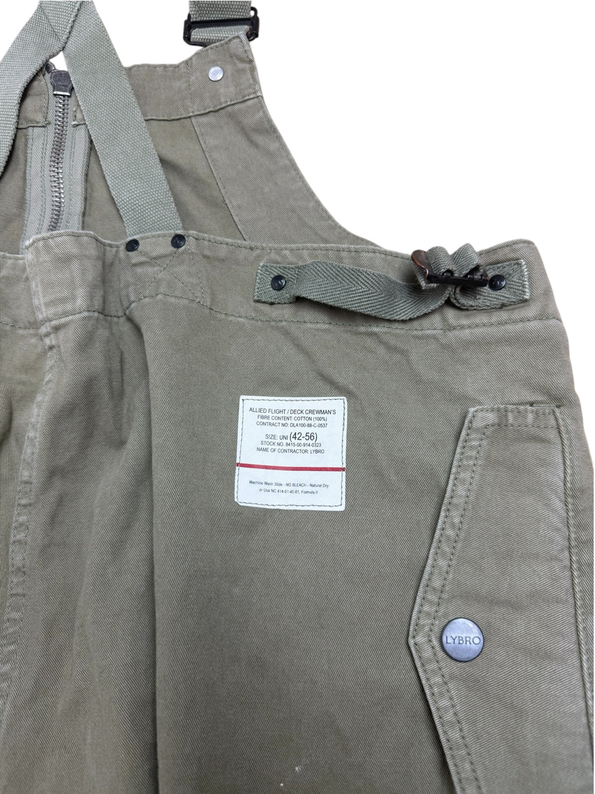Nigel Cabourn Lybro Deck Crewman Wader Dungarees