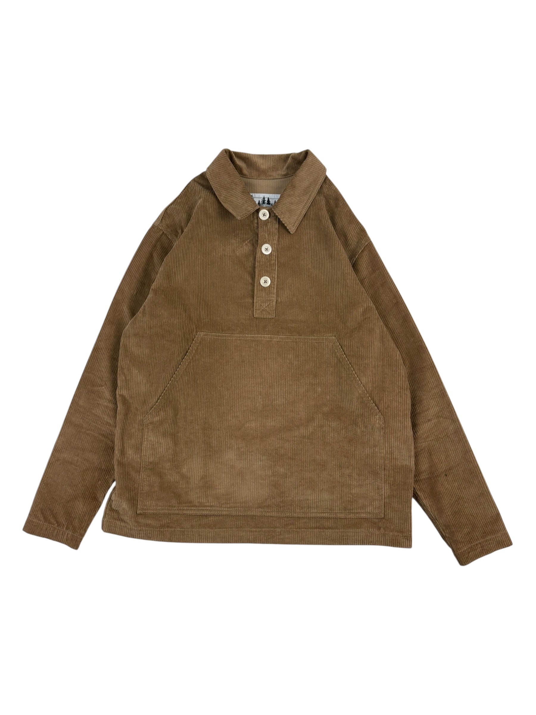 Cafe Mountain Corduroy Leisure Popover Shirt