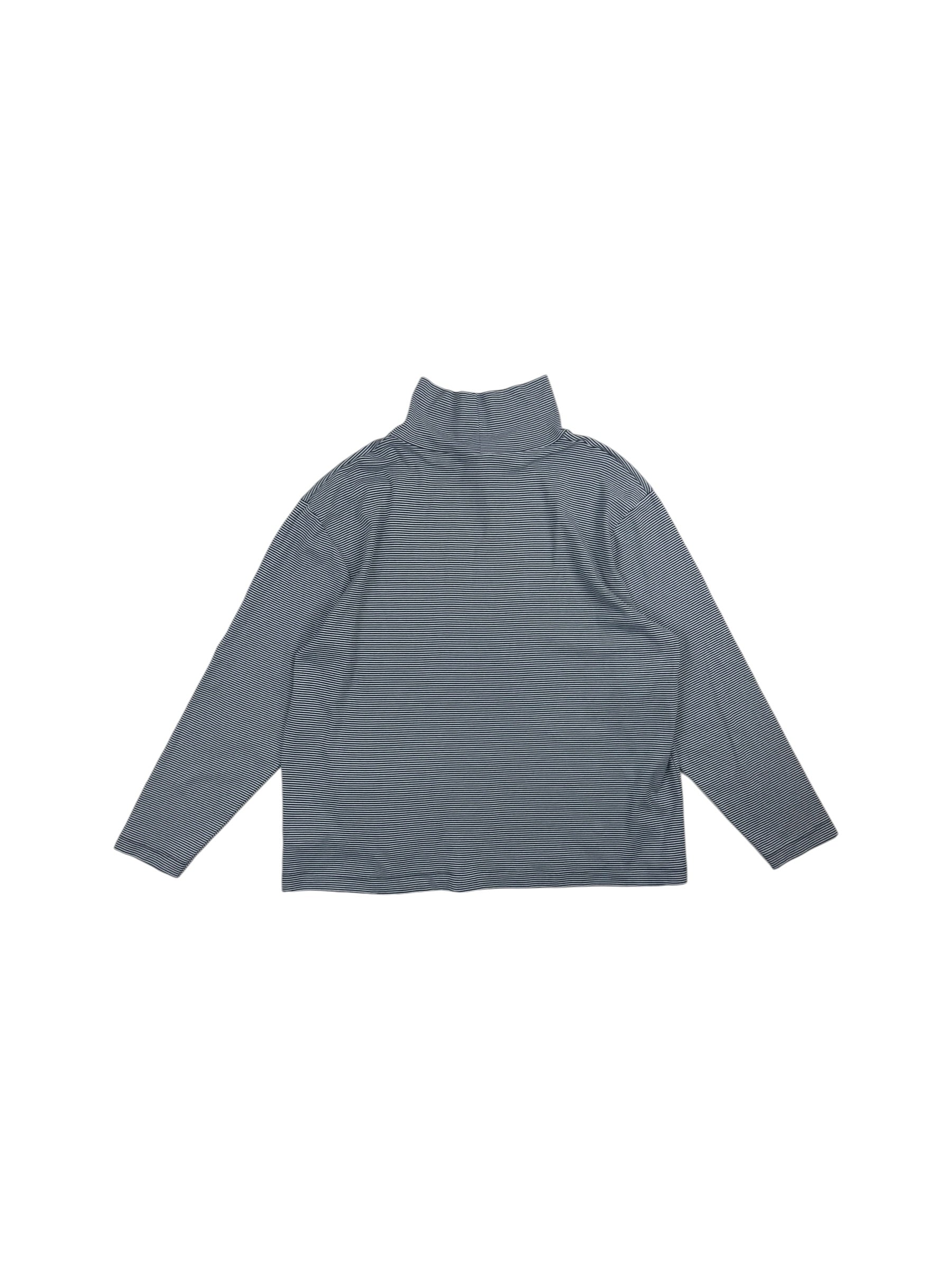 Nigel Cabourn x Sunspel Roll Neck Stripe Jersey