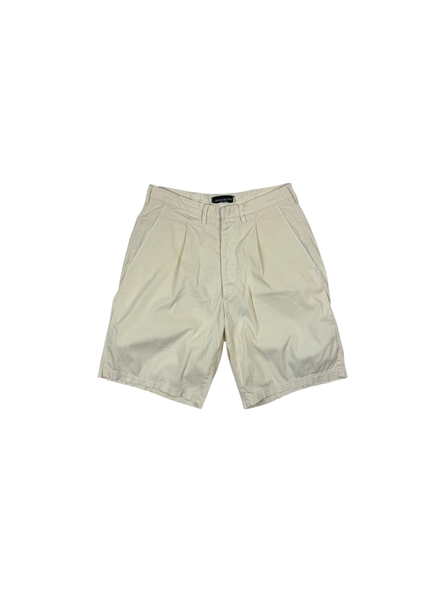 Stone Island Tennis 90s Pleated Shorts