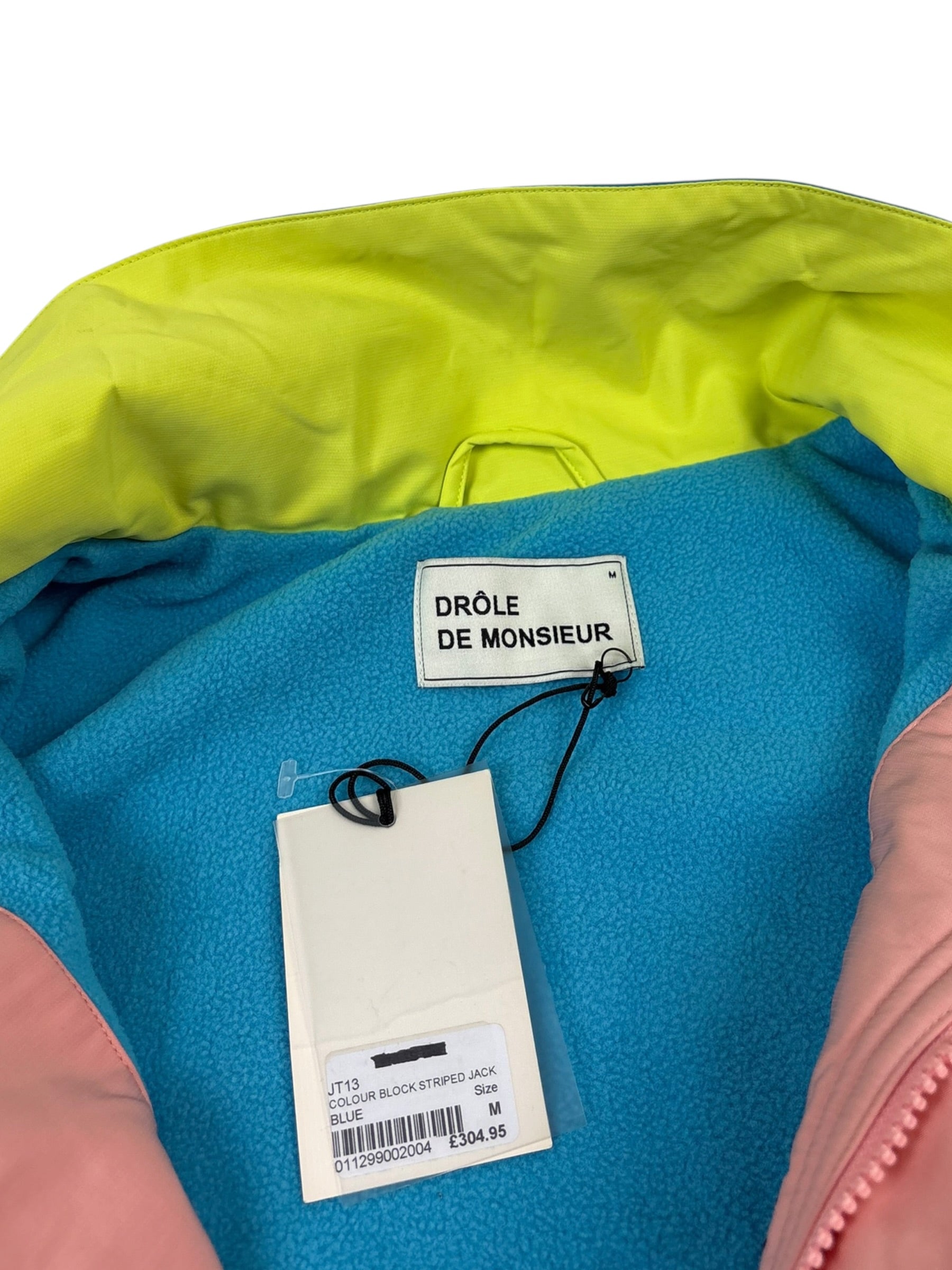 Drôle De Monsieur Colour Block Striped Jacket