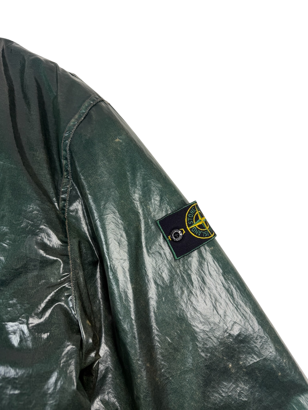 Stone Island AW92 Glazed Silk / Toffee Wrapper Jacket