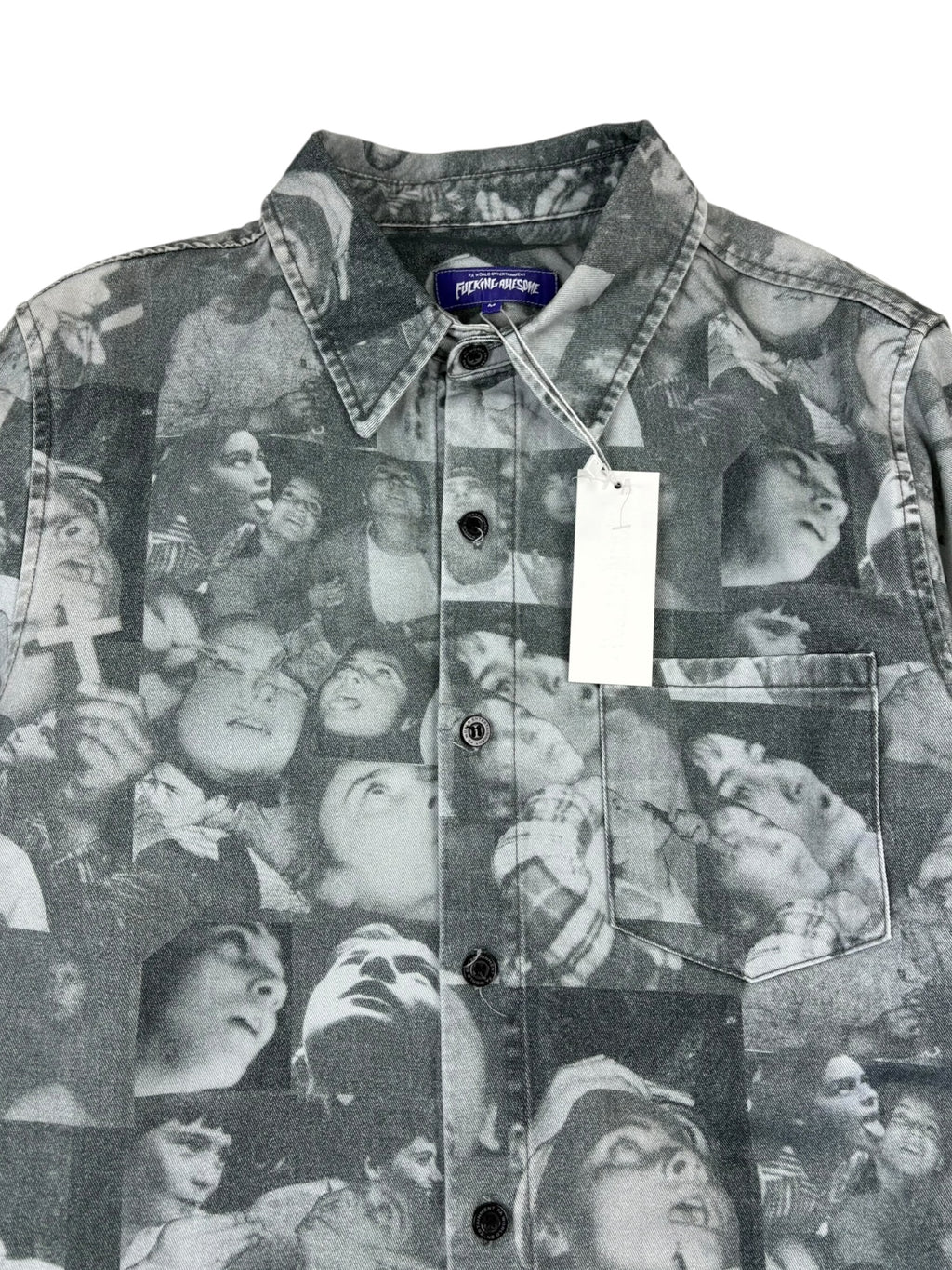 Fucking Awesome Praying Kids Twill Shirt