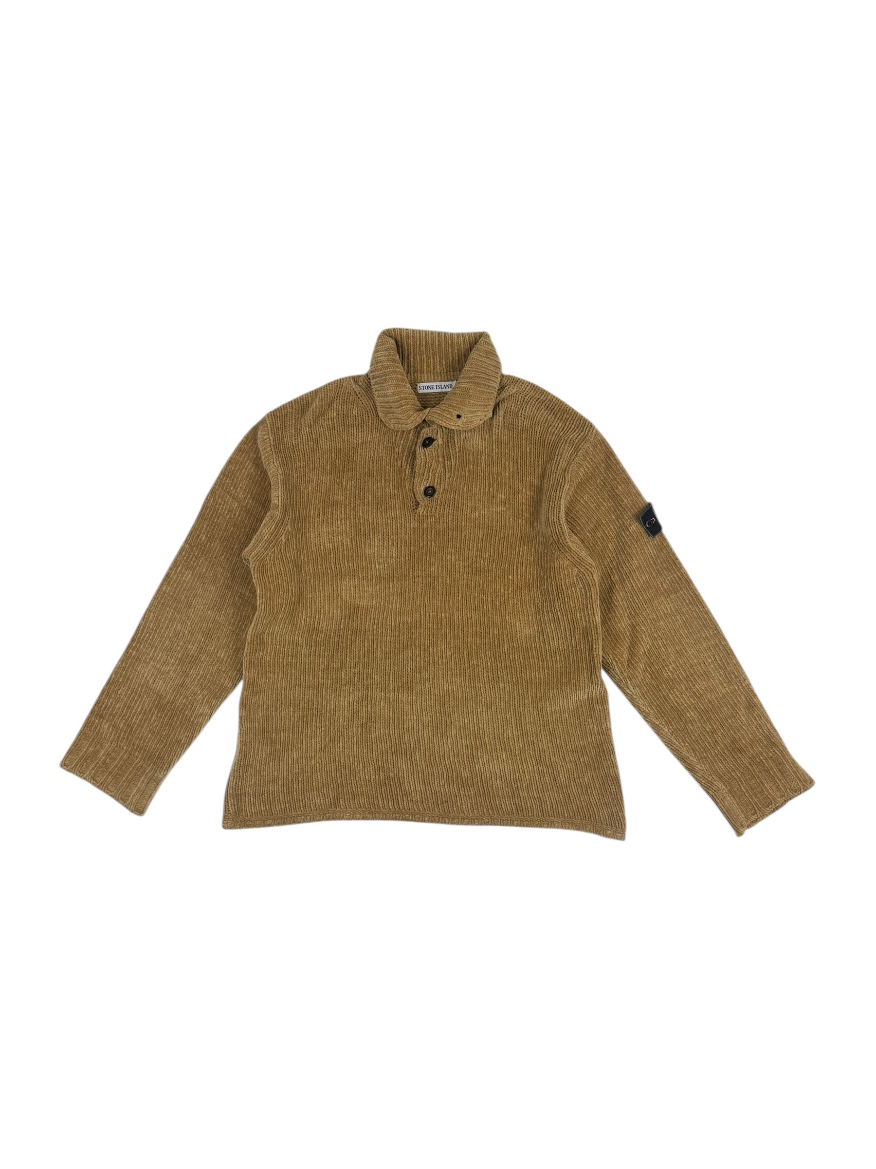 Stone Island AW98 Chenille Button Knit