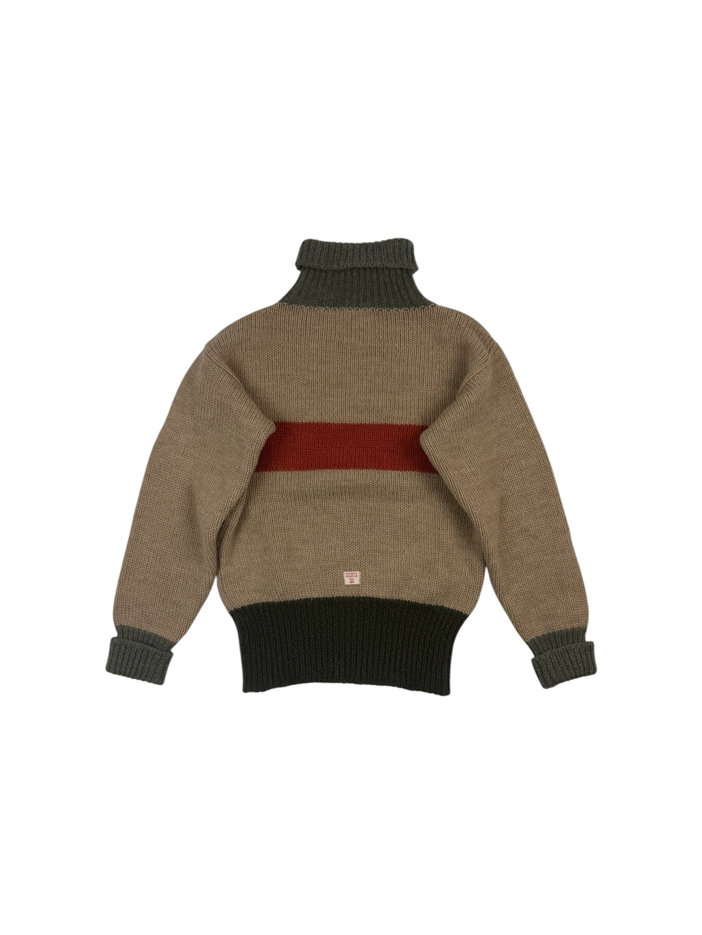 Nigel Cabourn Authentic Wool Roll Neck Knit