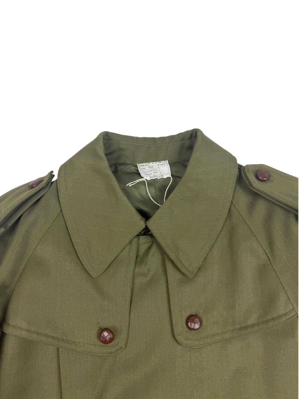 Spanish Military 1986 Military Trench Coat