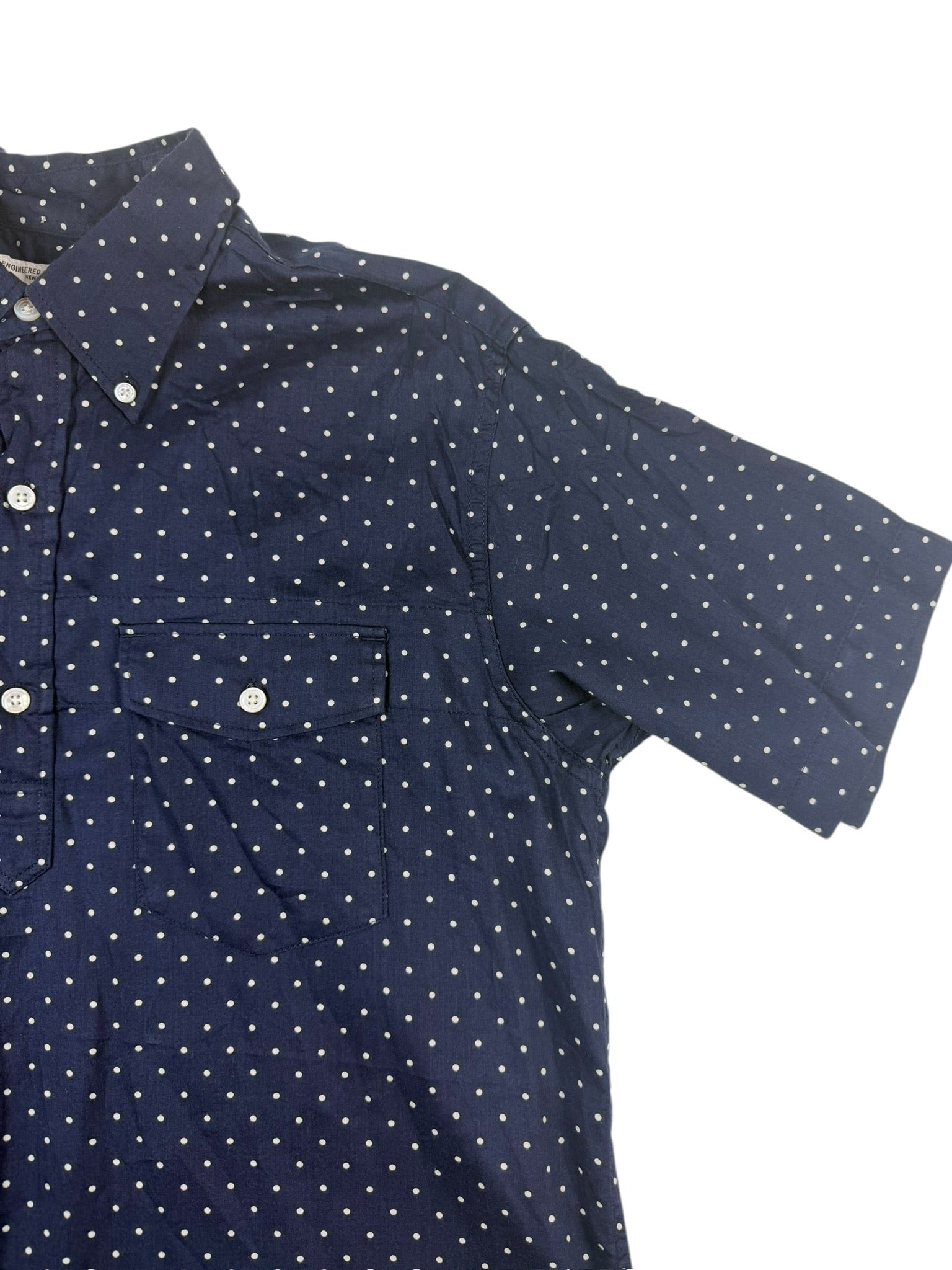Engineered Garments Polka-Dot Short Sleeve Pullover Shirt