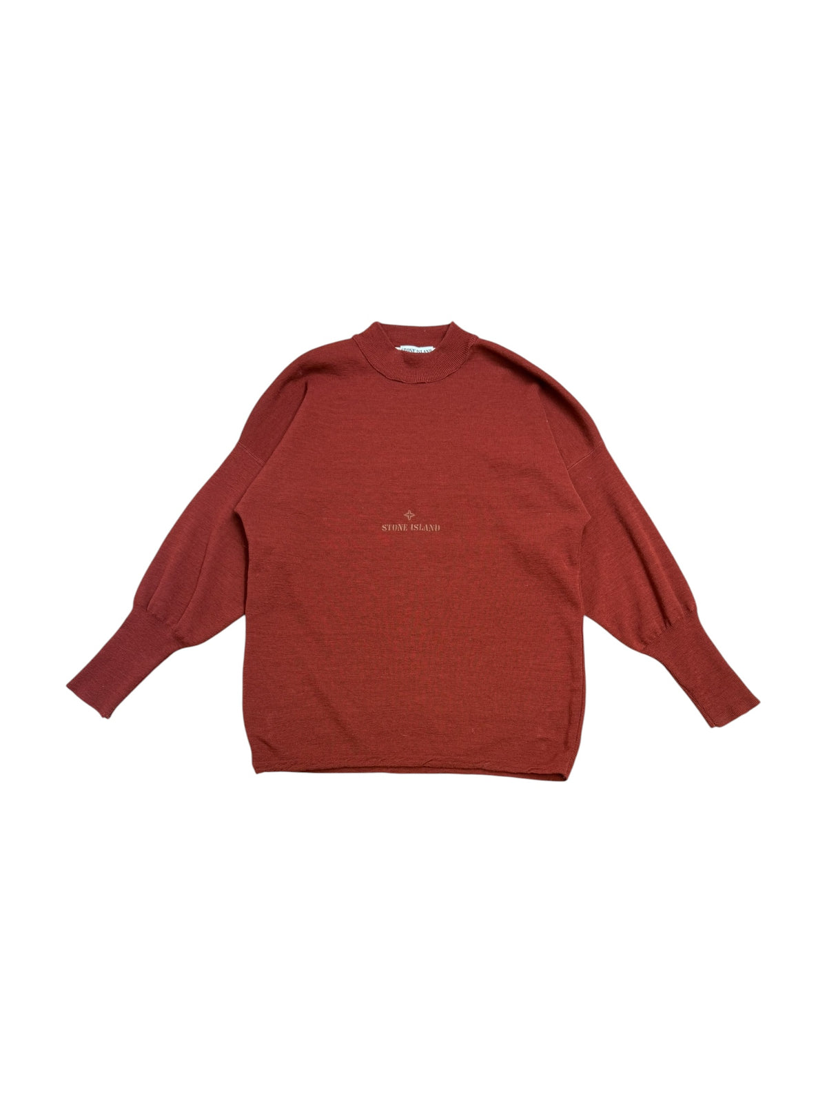 Stone Island 80’s Mock Neck Spell Out Sweatshirt