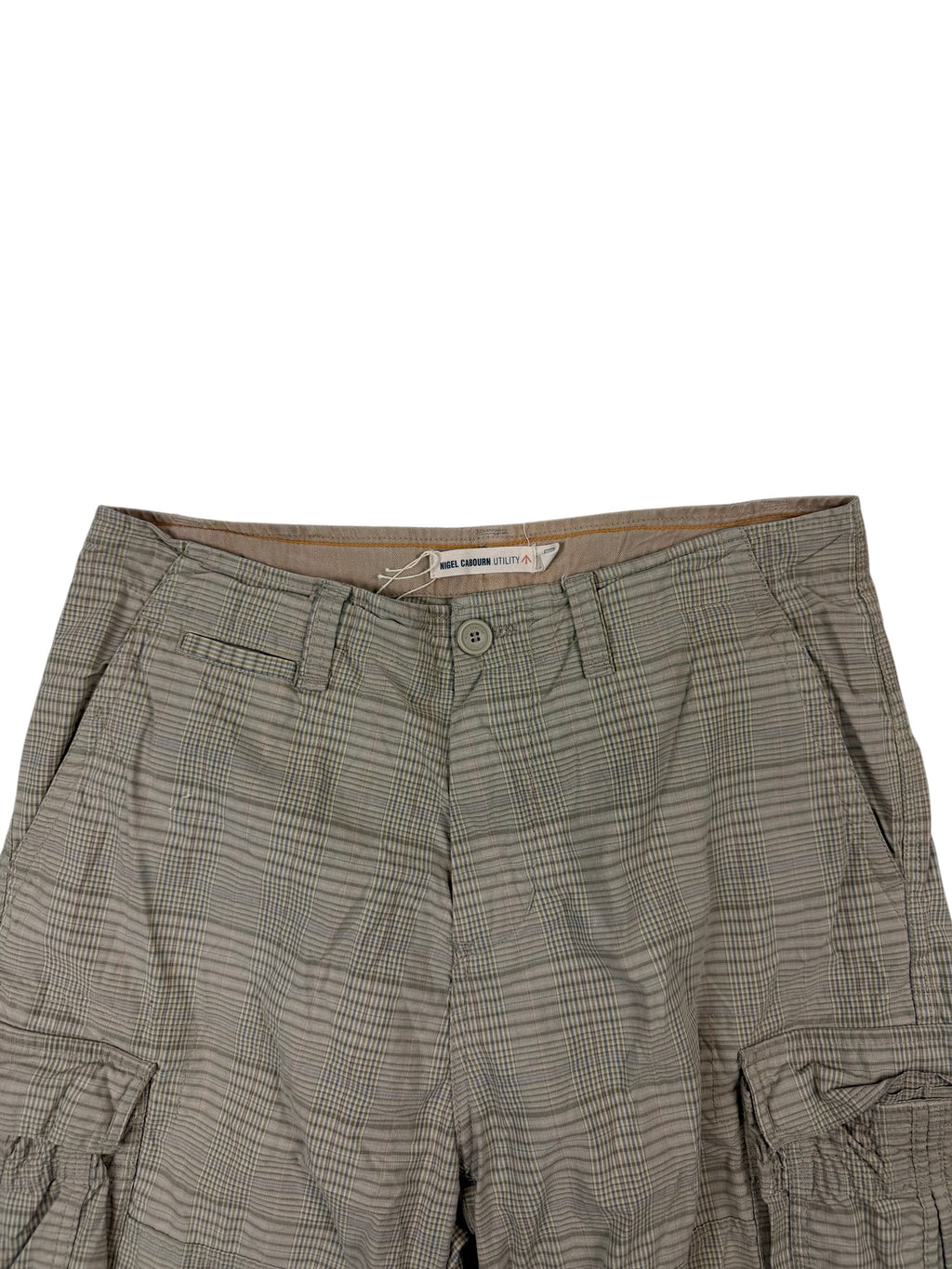 Nigel Cabourn Utility Check Cargo Shorts