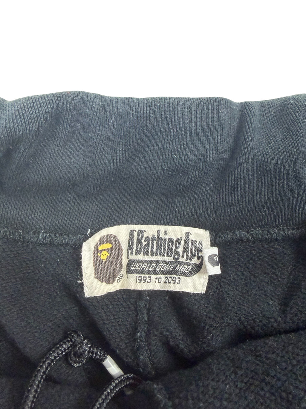 A Bathing Ape Black Shark Sweat Shorts