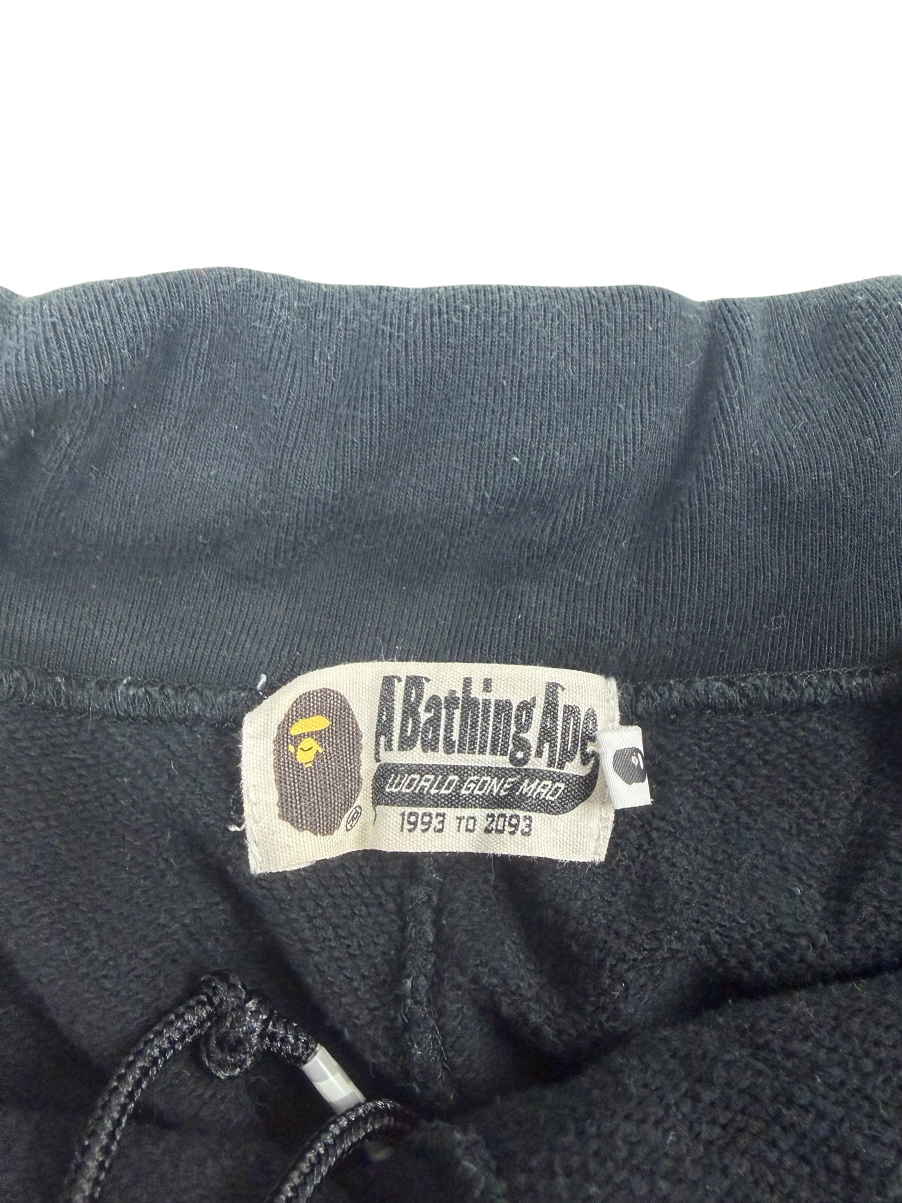 A Bathing Ape Black Shark Sweat Shorts