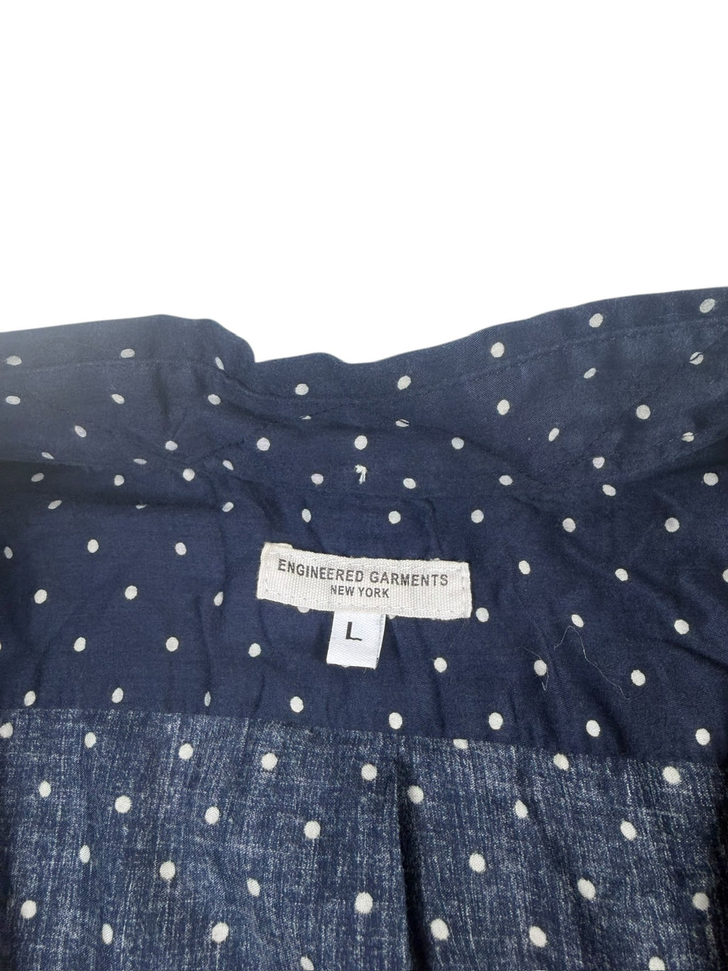 Engineered Garments Polka-Dot Short Sleeve Pullover Shirt