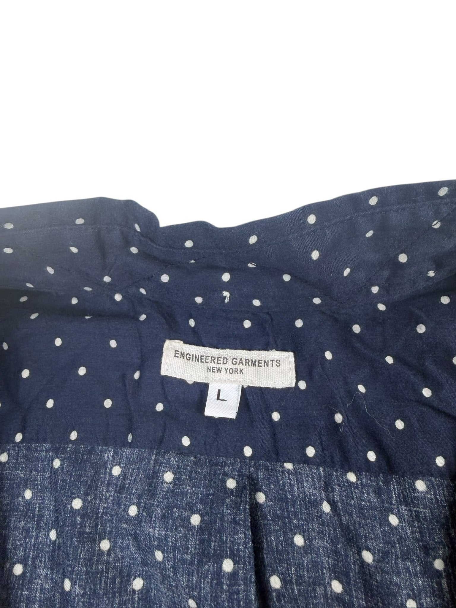 Engineered Garments Polka-Dot Short Sleeve Pullover Shirt