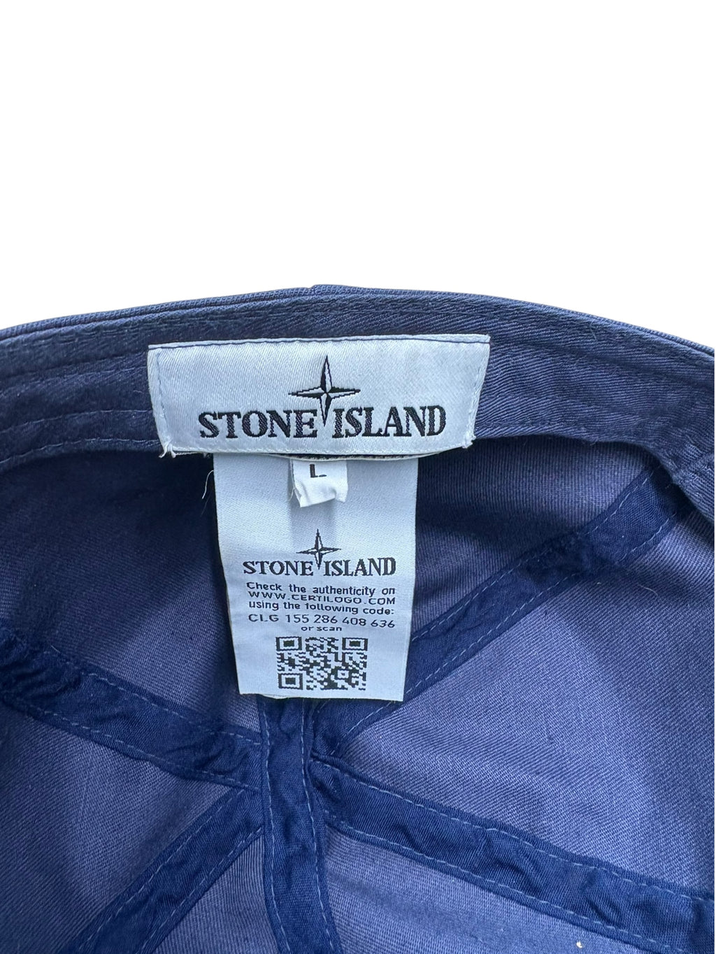 Stone Island Spell-Out Baseball Cap