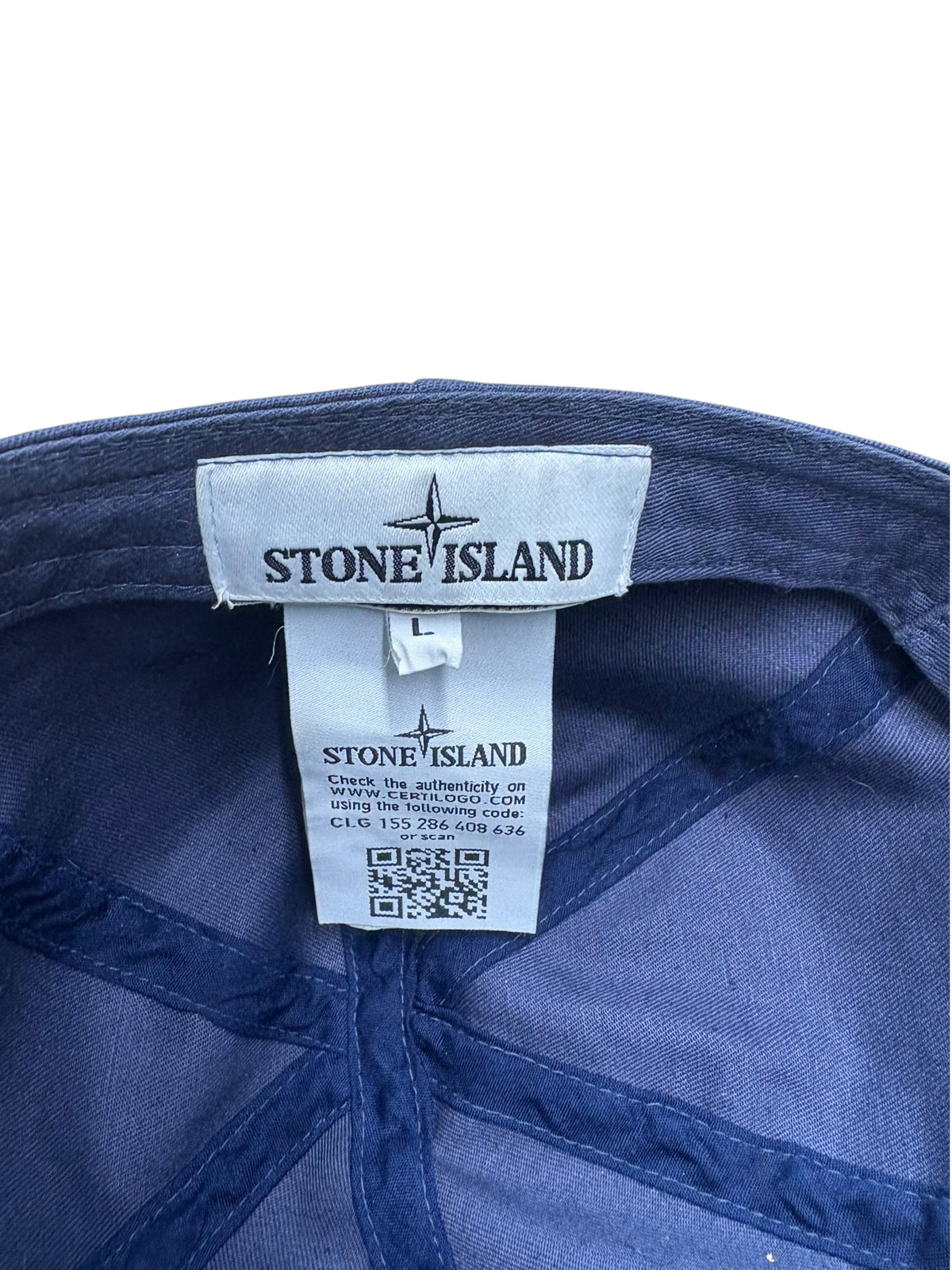 Stone Island Spell-Out Baseball Cap