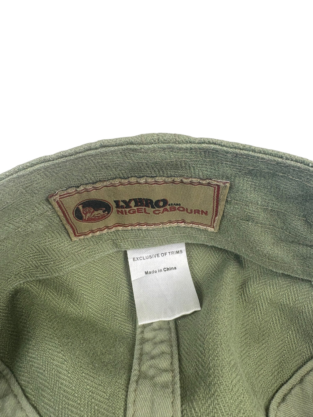 Nigel Cabourn Lybro Army Green Mechanics Cap