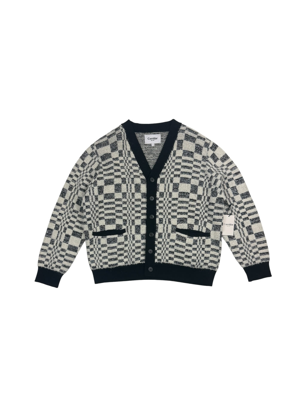 Corridor New York Optic Alpaca Cardigan